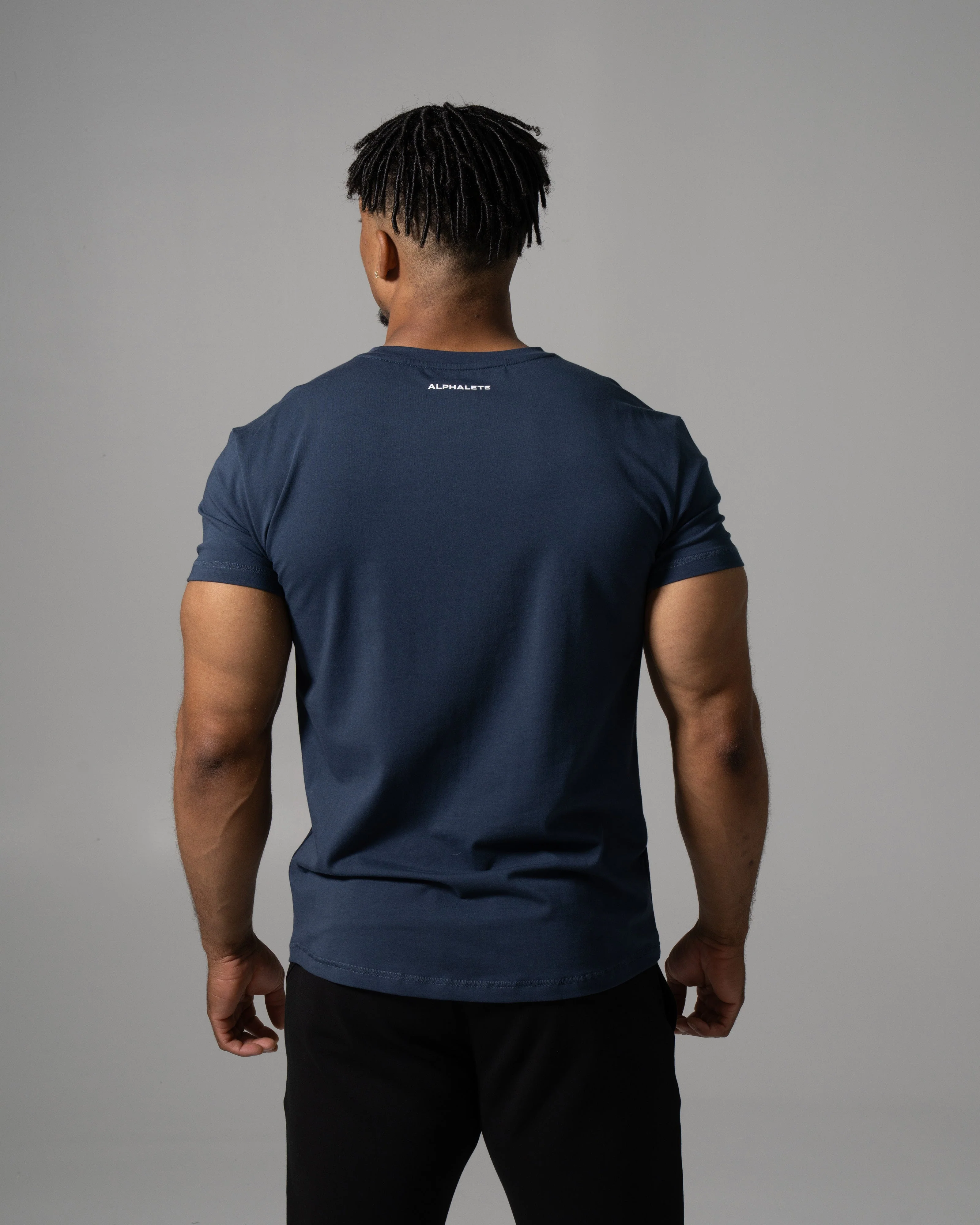 Precision Tee - Muted Blue - Image 2