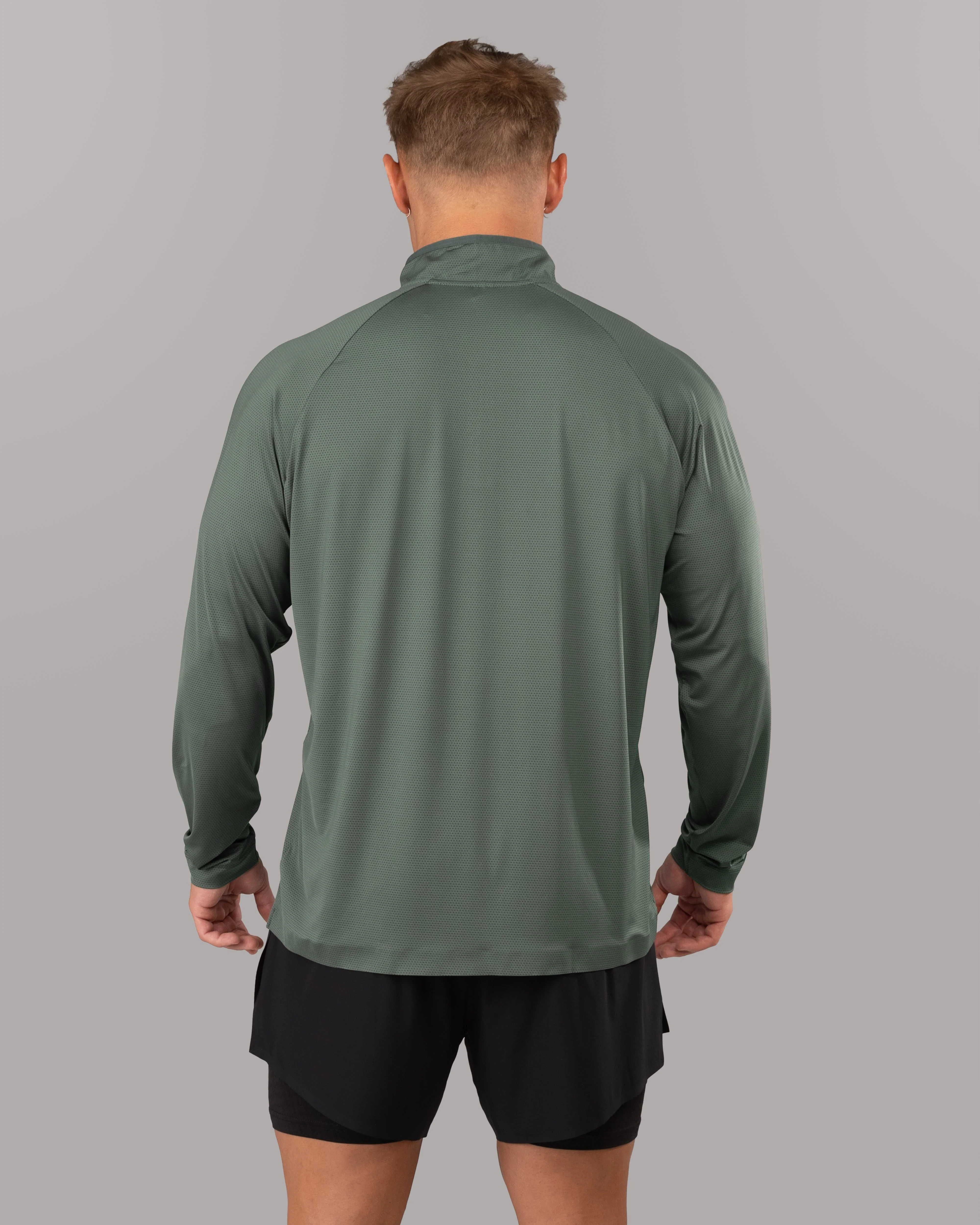 Racer Quarter Zip - Muted Sky - Image 3