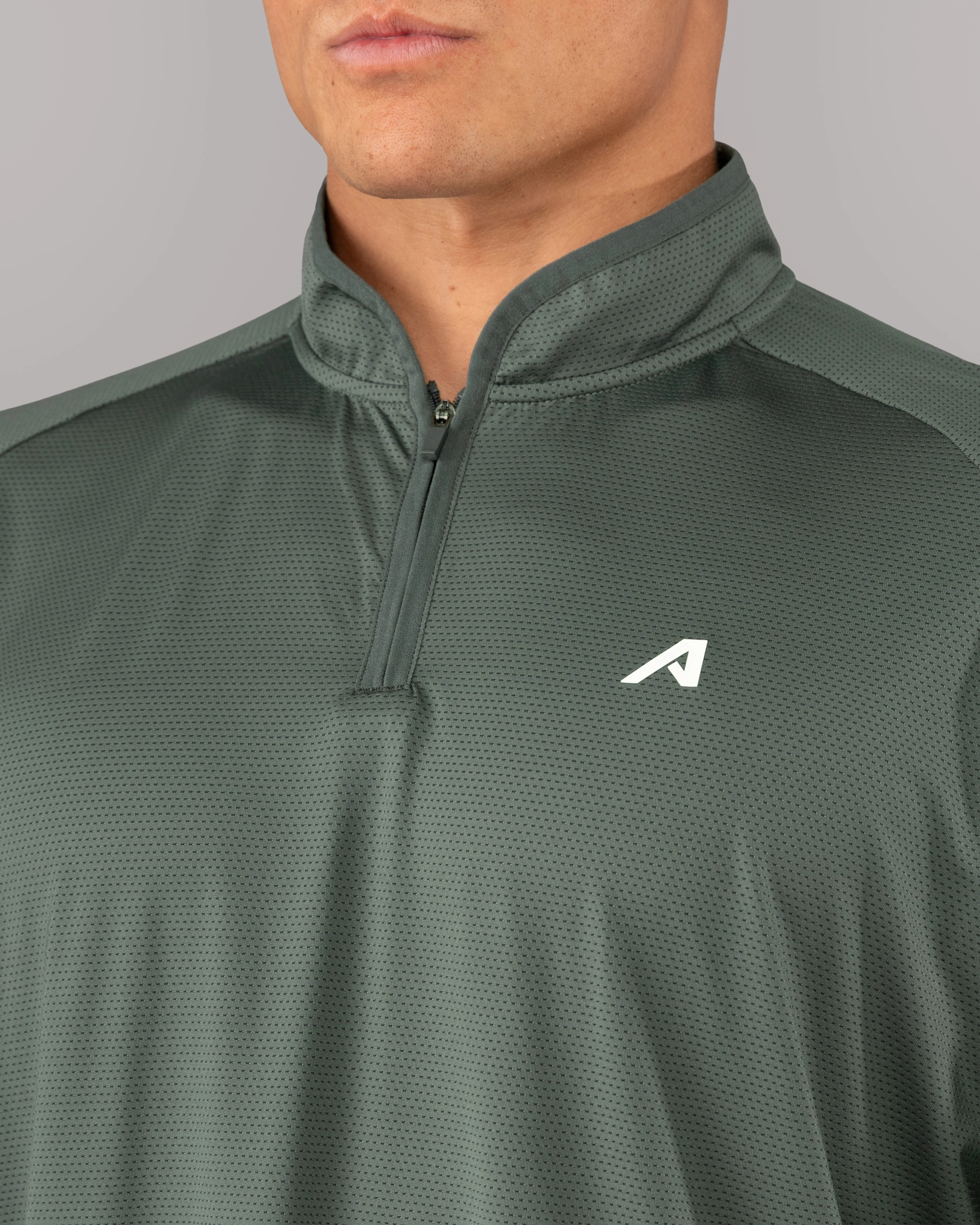 Racer Quarter Zip - Muted Sky - Image 5