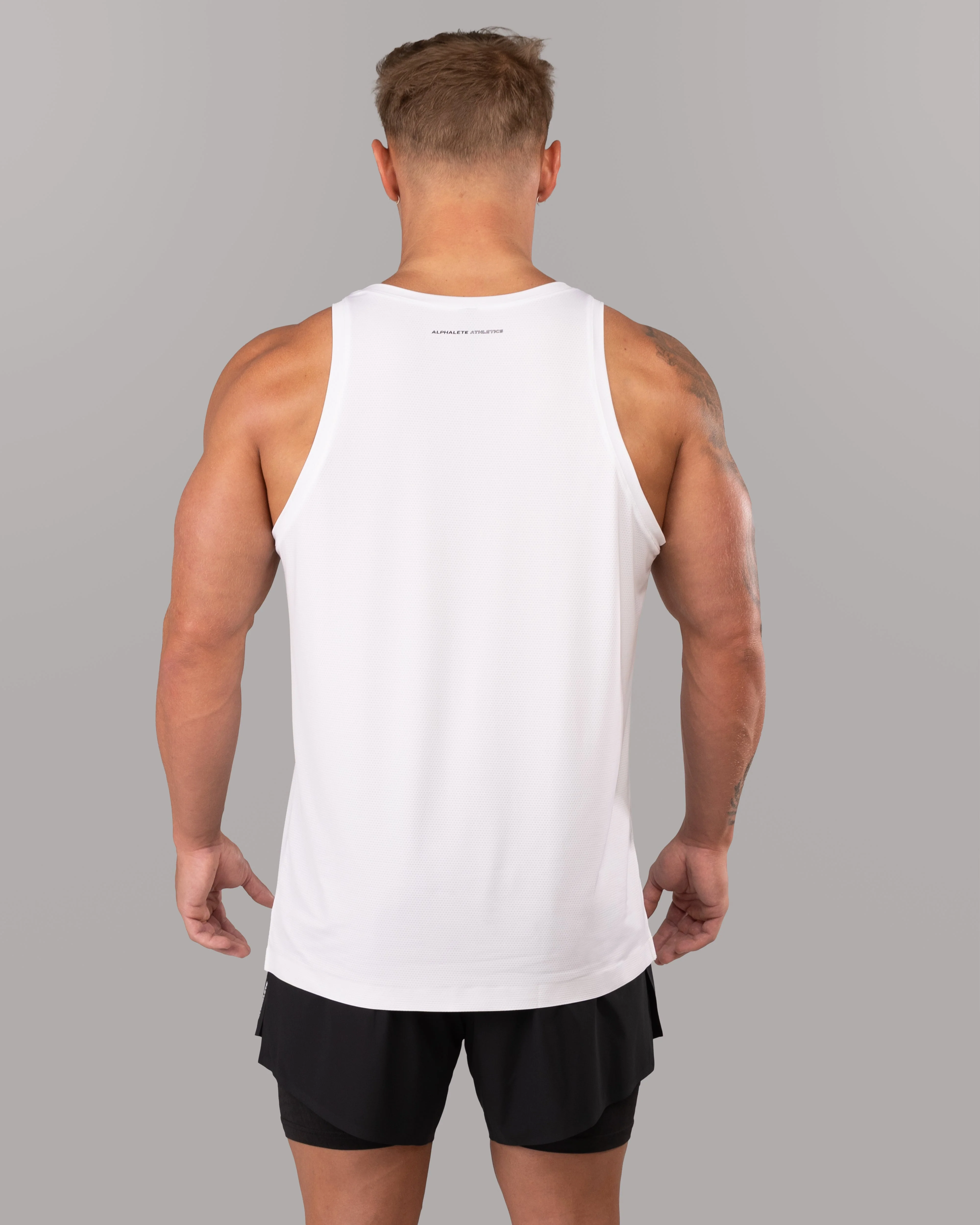 Racer Tank - White - Image 3