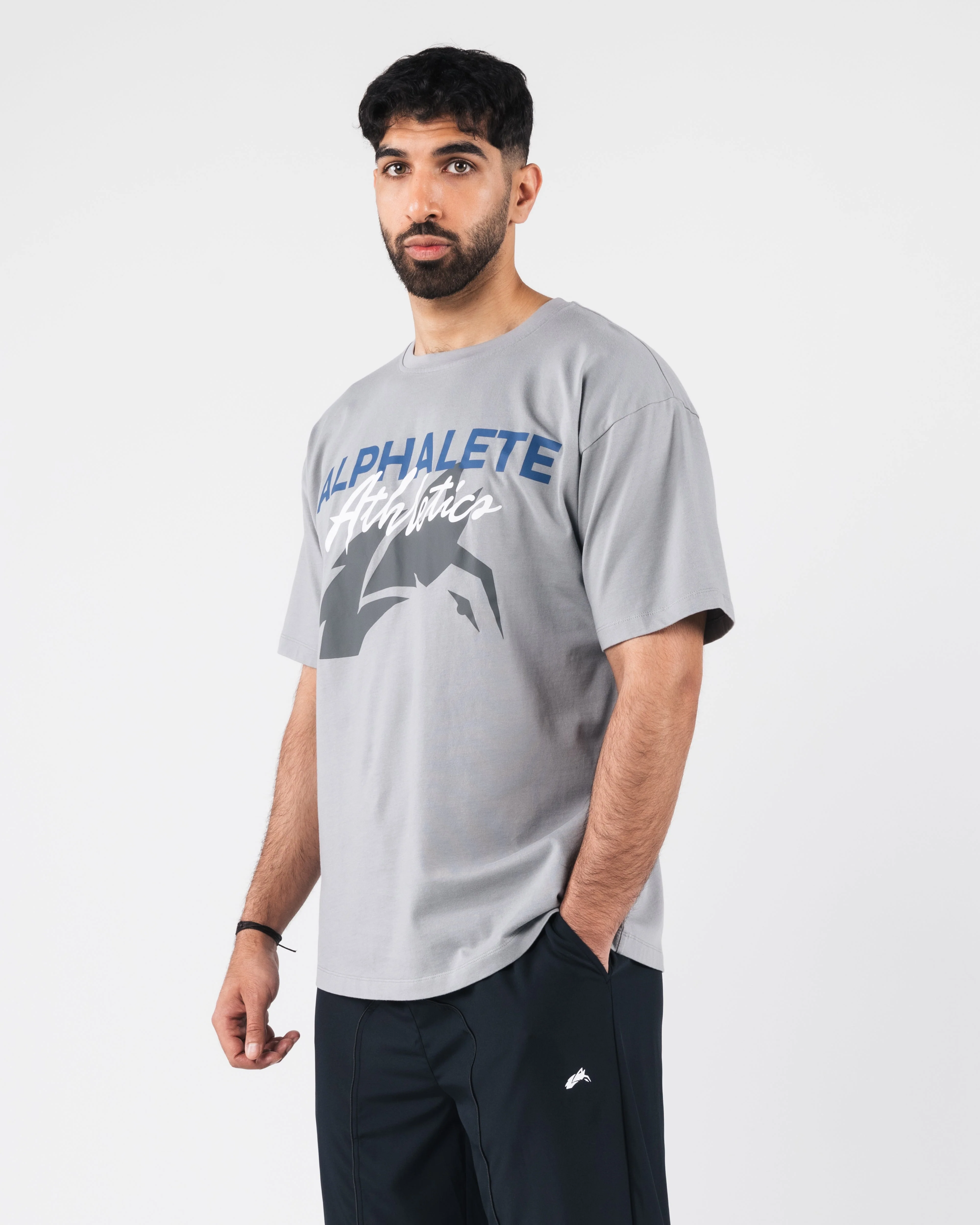Racing Tee - Grey - Image 3