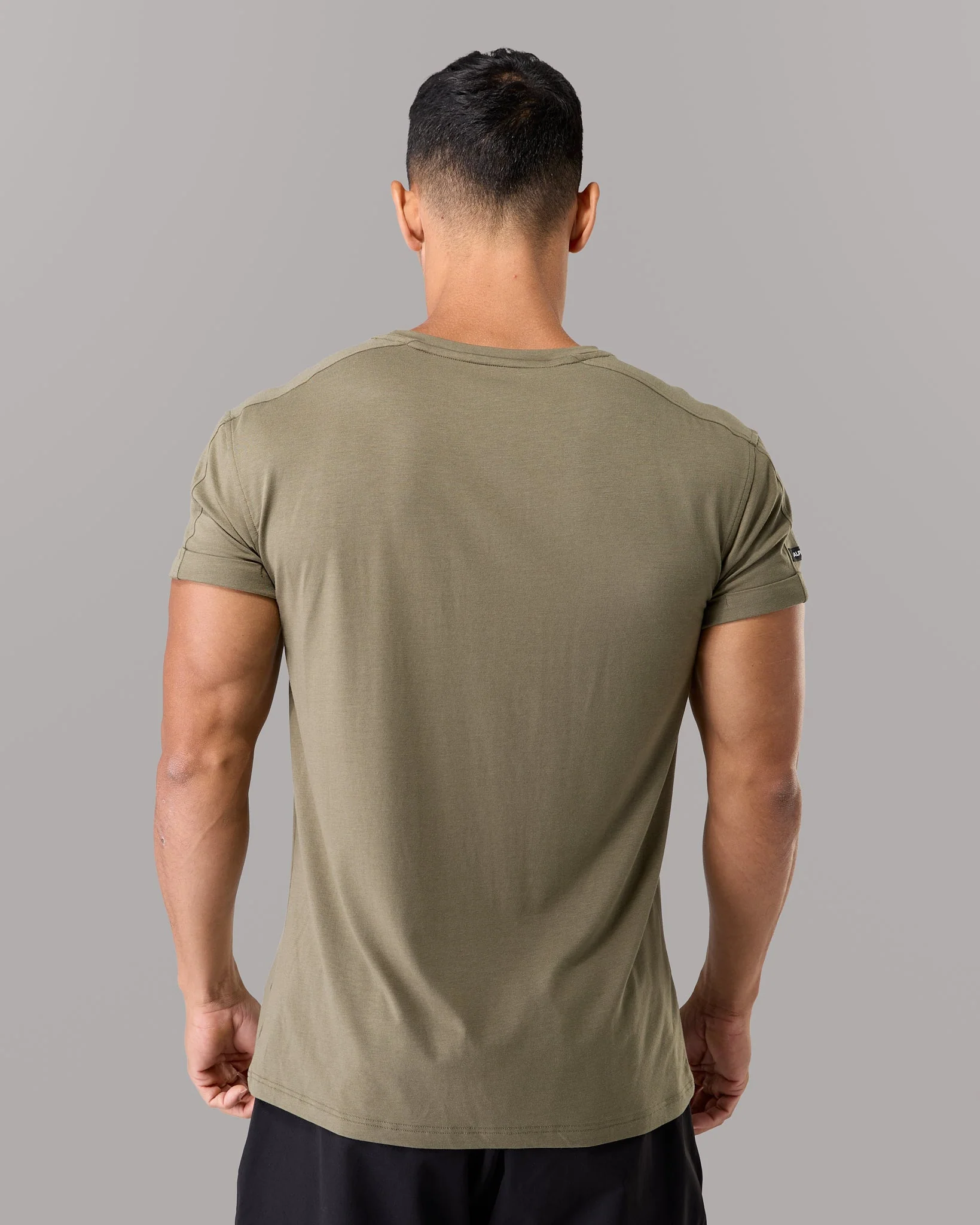 Rolled Muscle Tee - Pine - Image 4