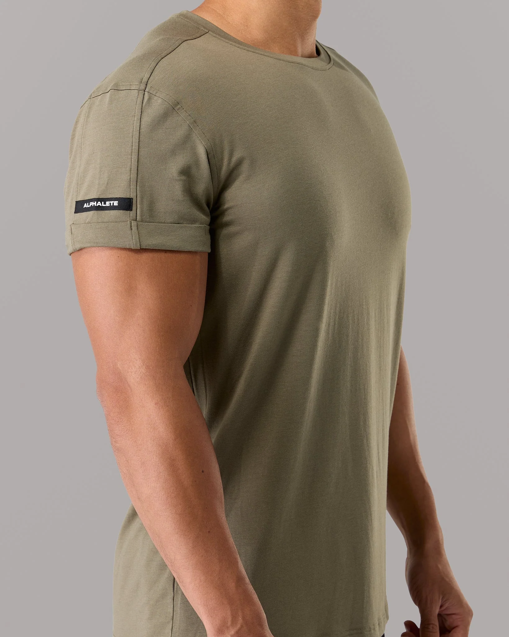 Rolled Muscle Tee - Pine - Image 5