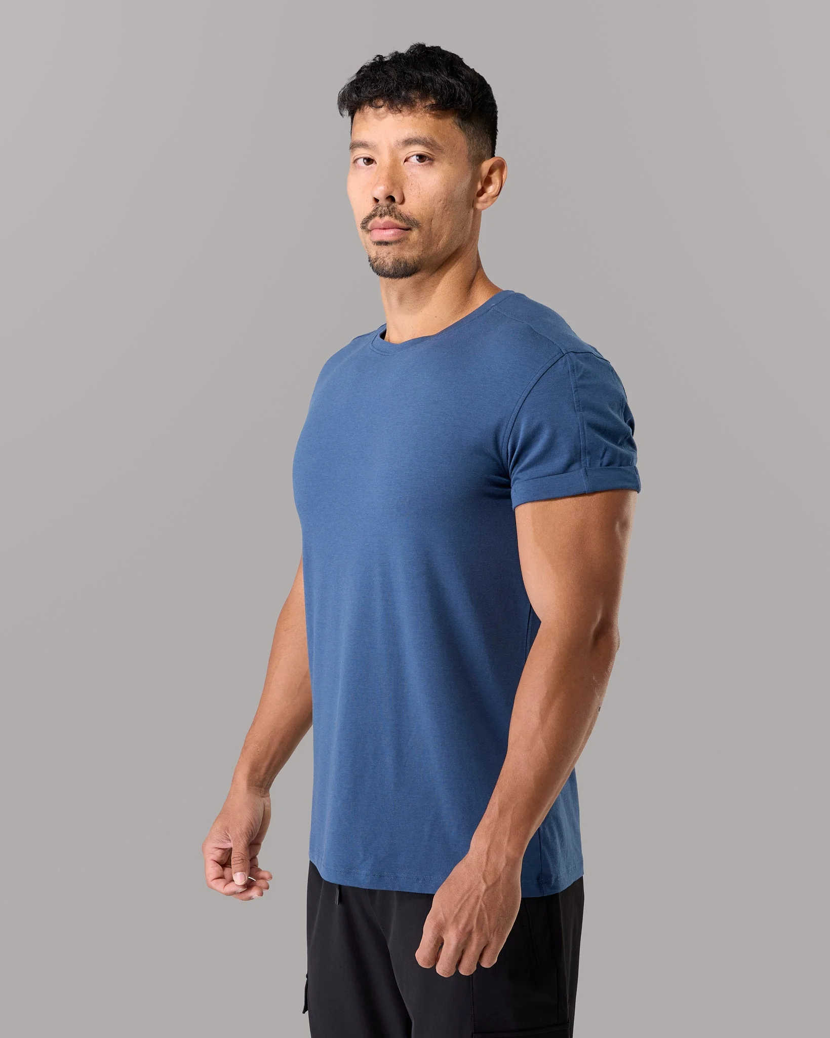 Rolled Muscle Tee - Titan - Image 3