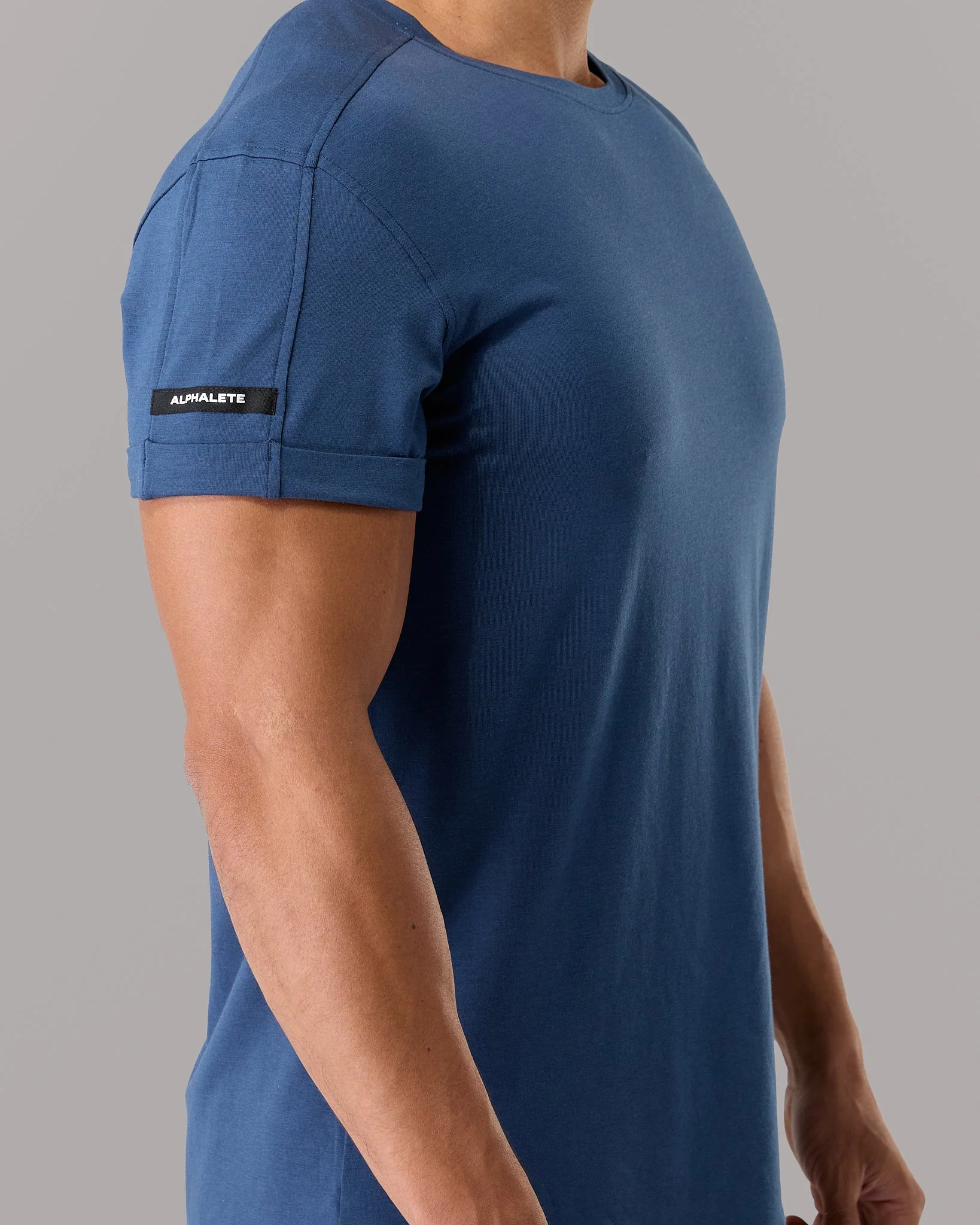 Rolled Muscle Tee - Titan - Image 5