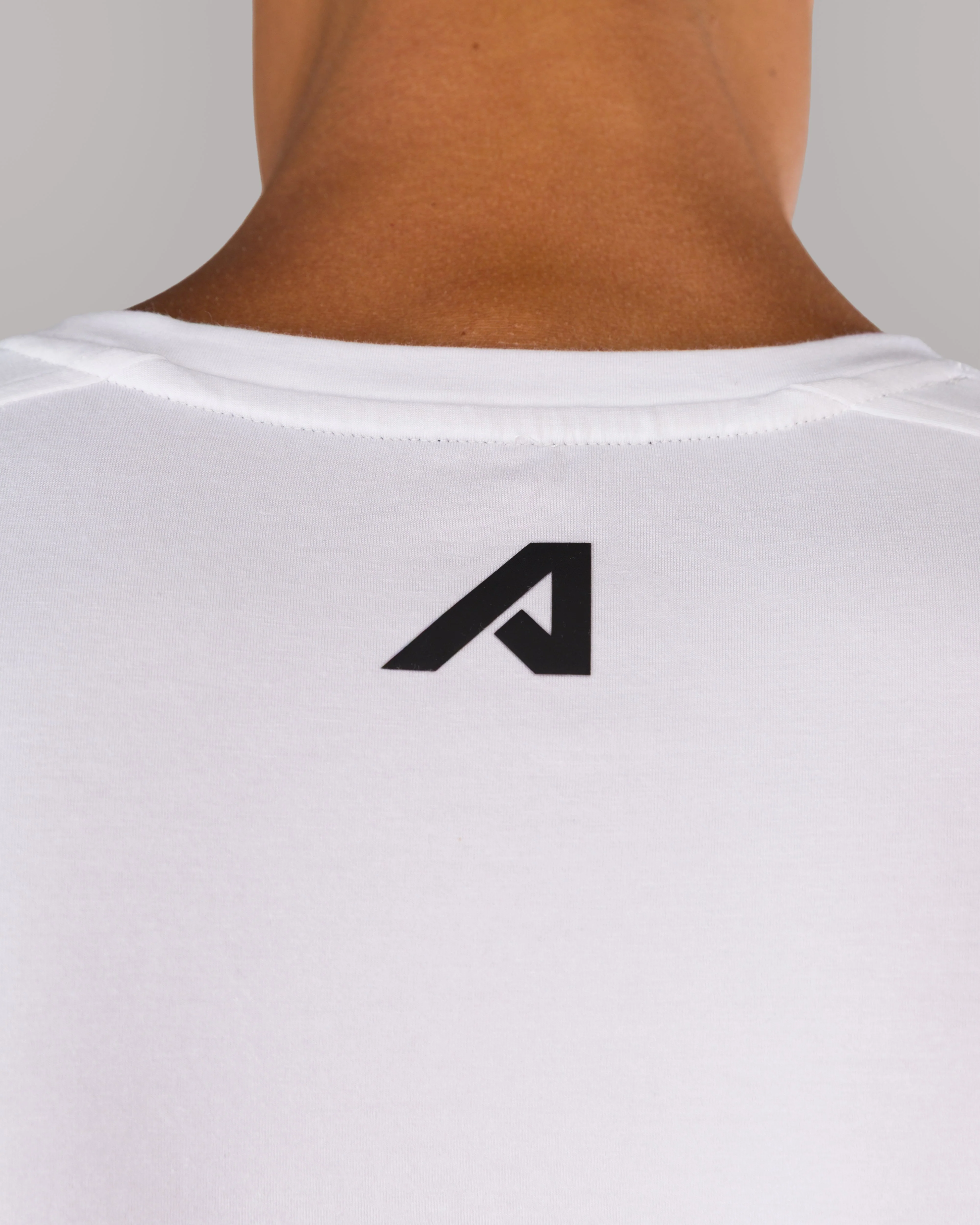 Rolled Muscle Tee - White - Image 6