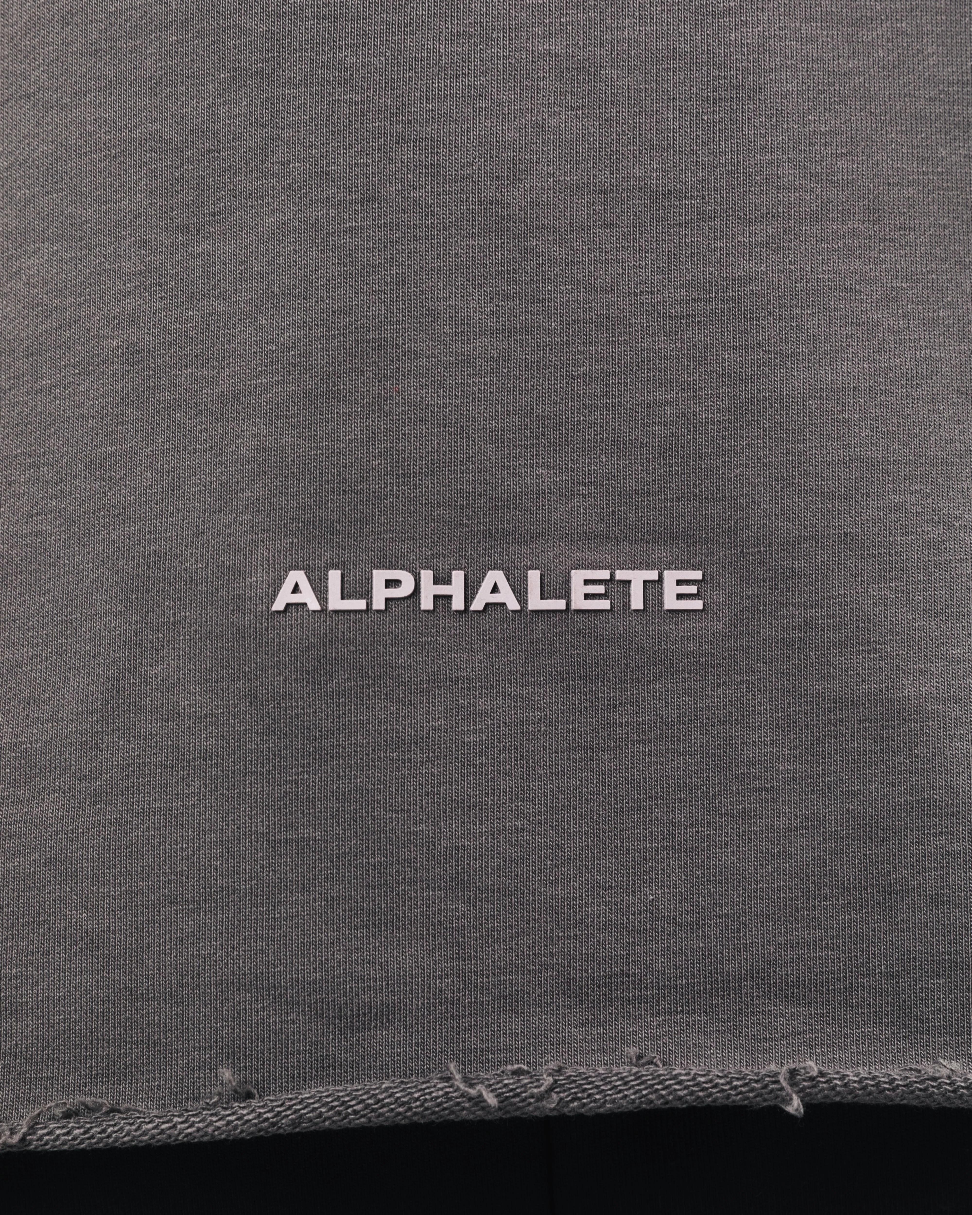 Three Pillar Capped Hoodie - Pewter - Image 7