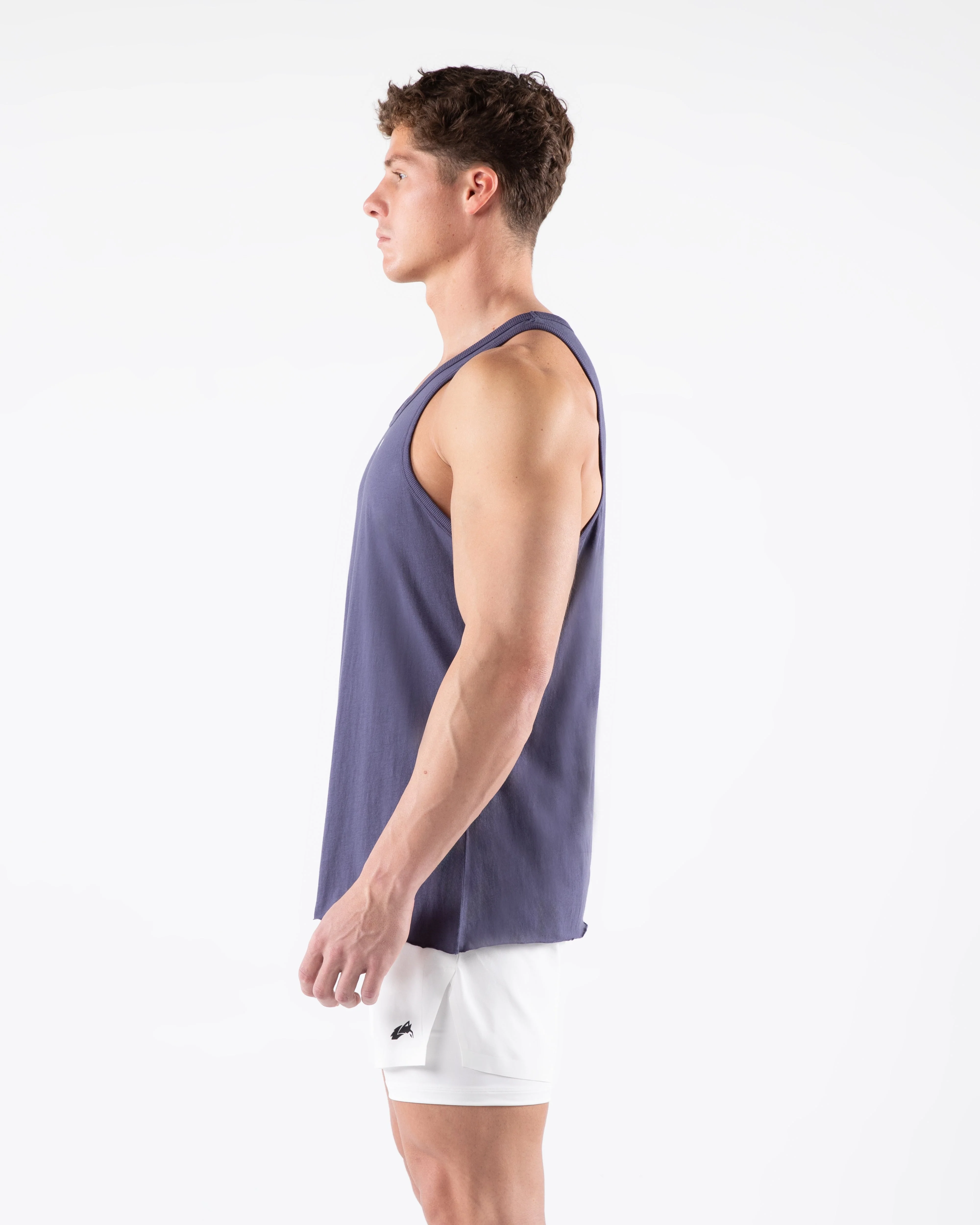 Three Pillar Tank - Muted Purple - Image 3