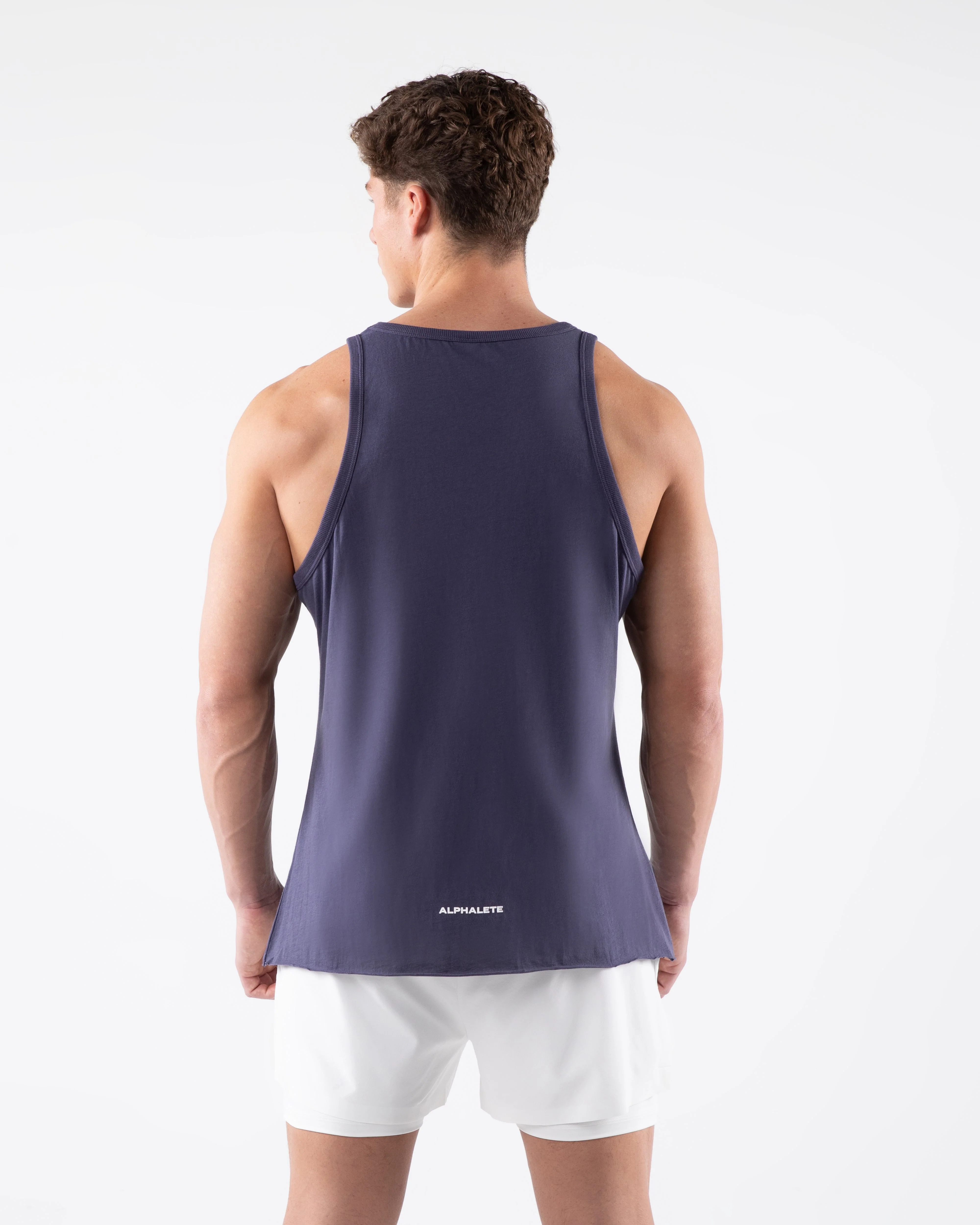 Three Pillar Tank - Muted Purple - Image 4
