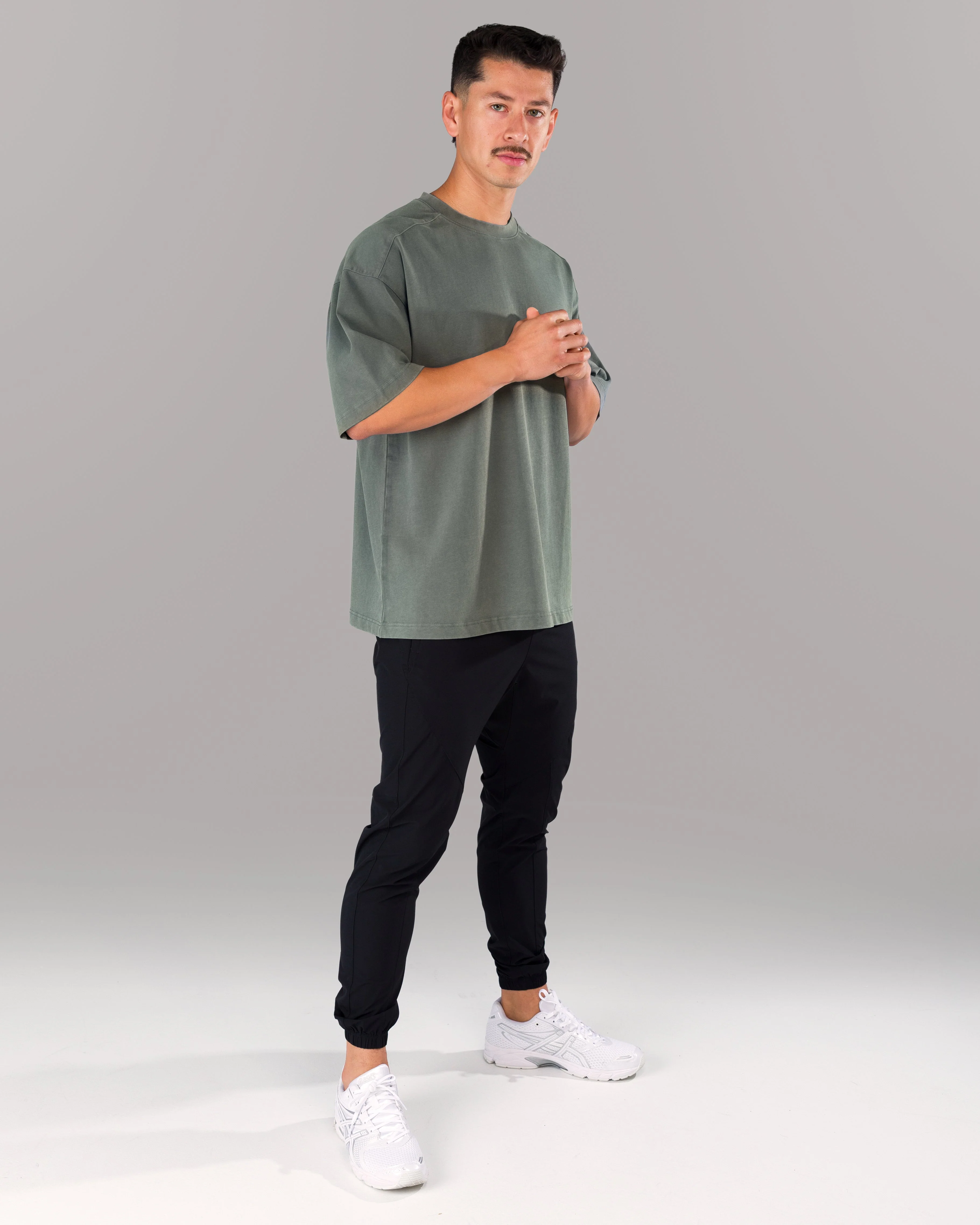 Union Mineral Tee - Washed Grey - Image 4