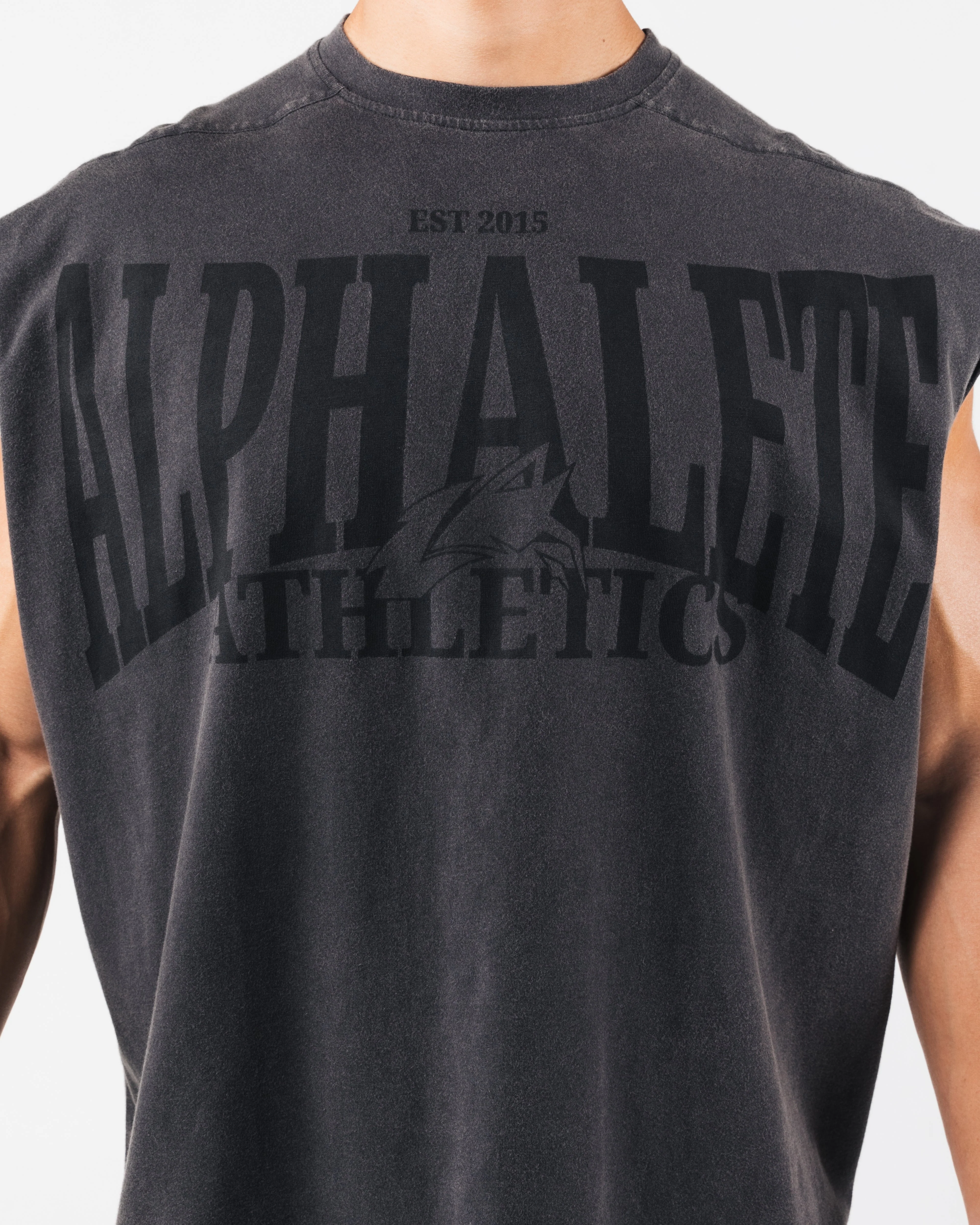 Vintage Muscle Tank - Black - Image 5