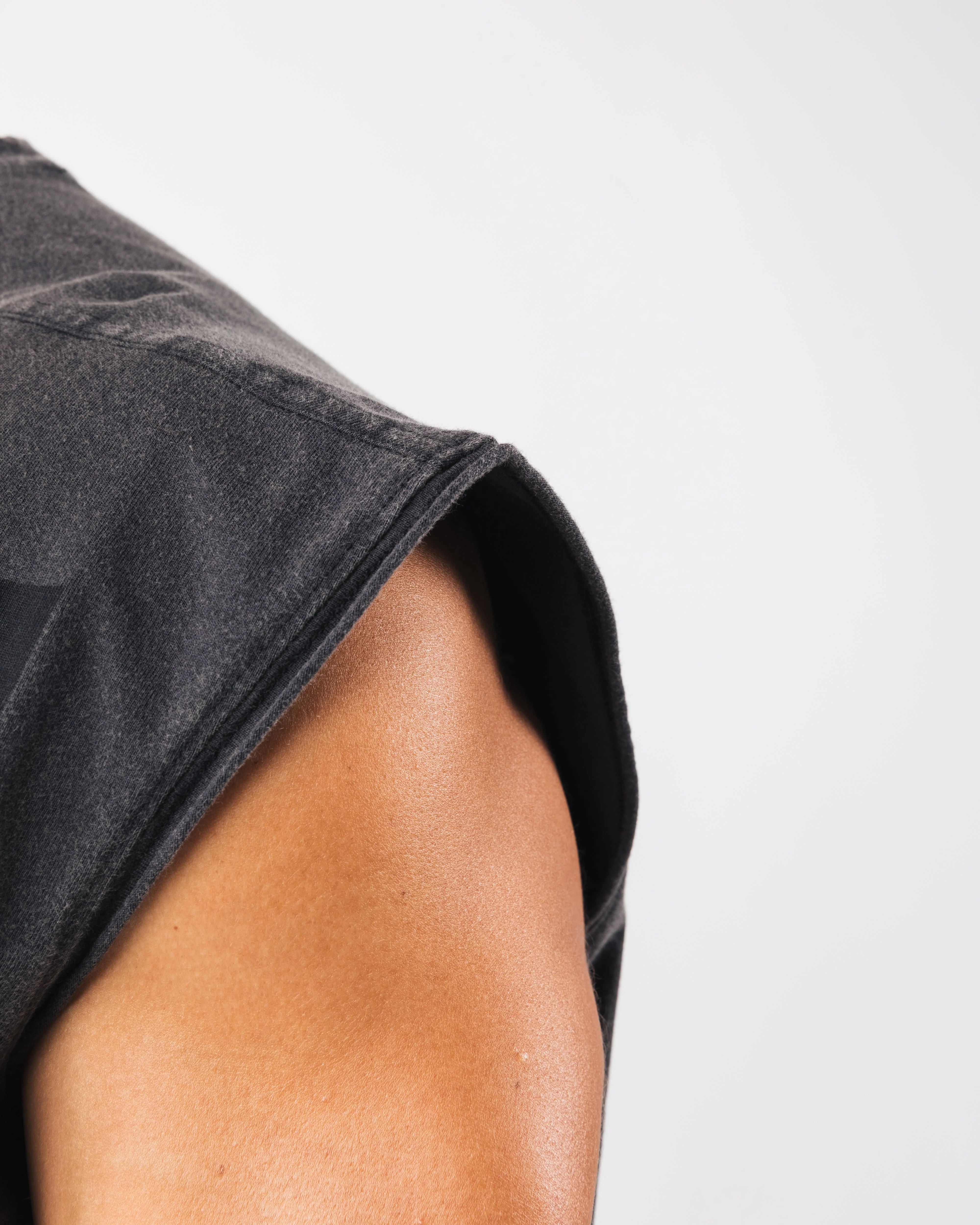 Vintage Muscle Tank - Black - Image 6