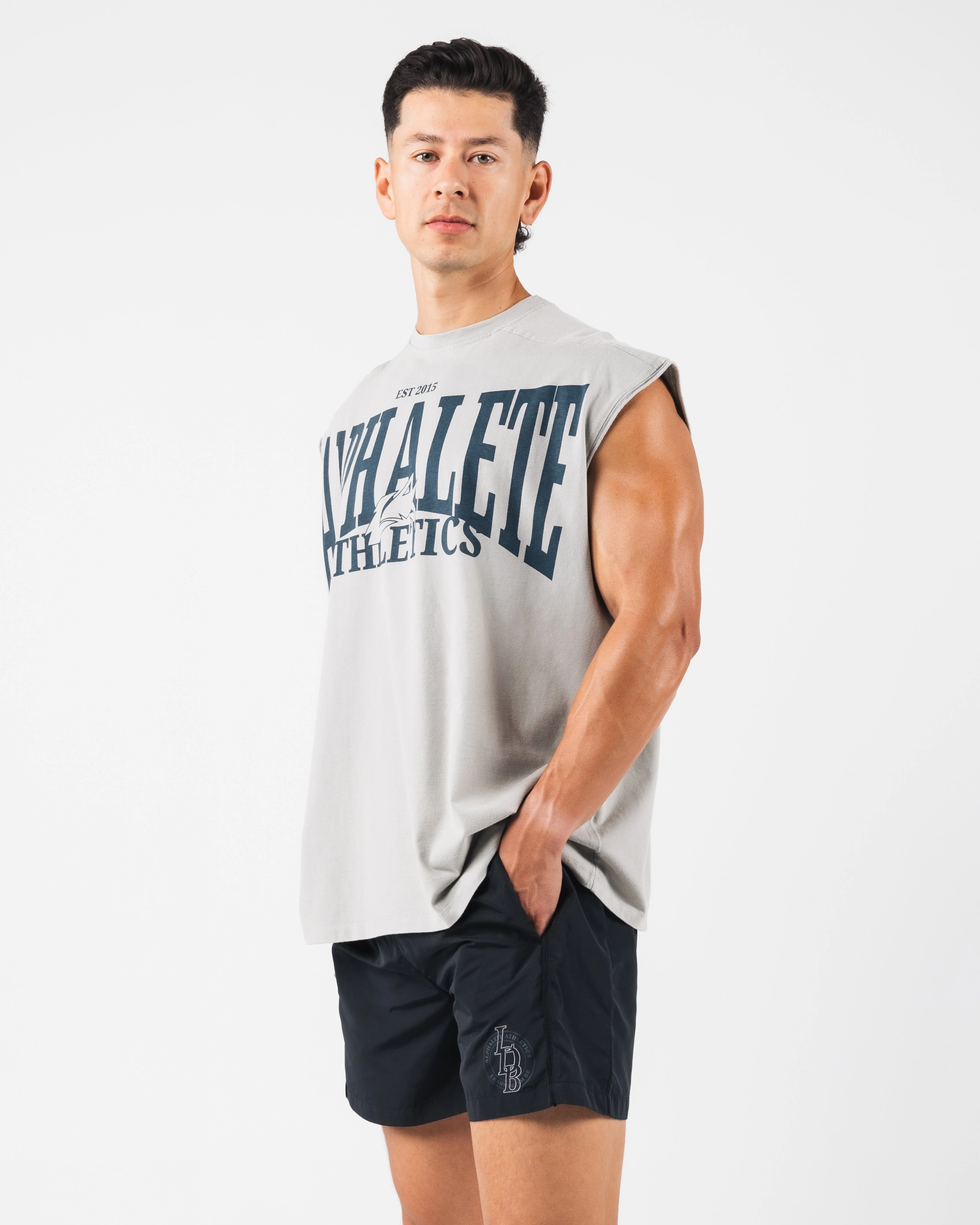 Vintage Muscle Tank - Chrome - Image 3