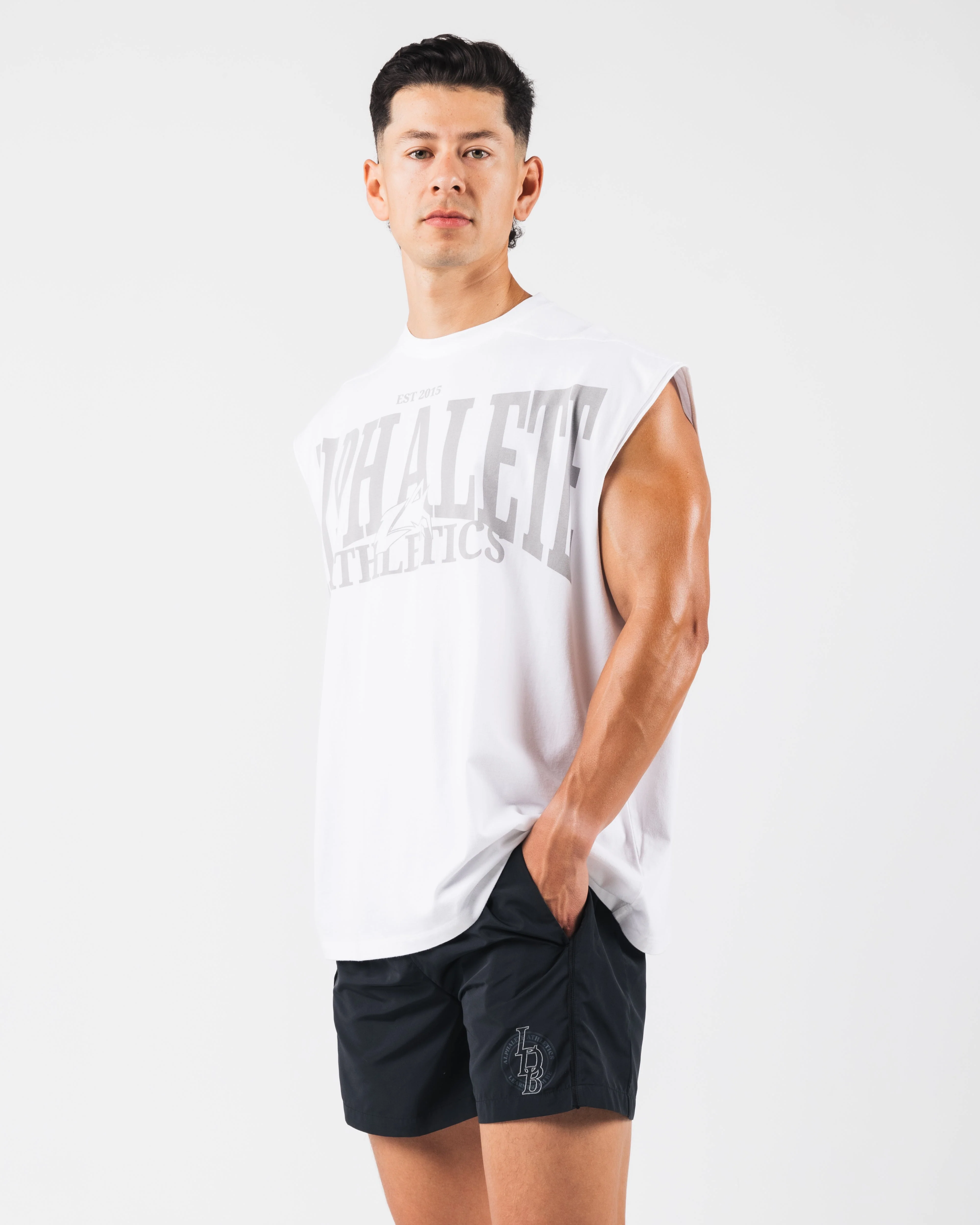 Vintage Muscle Tank - White - Image 3