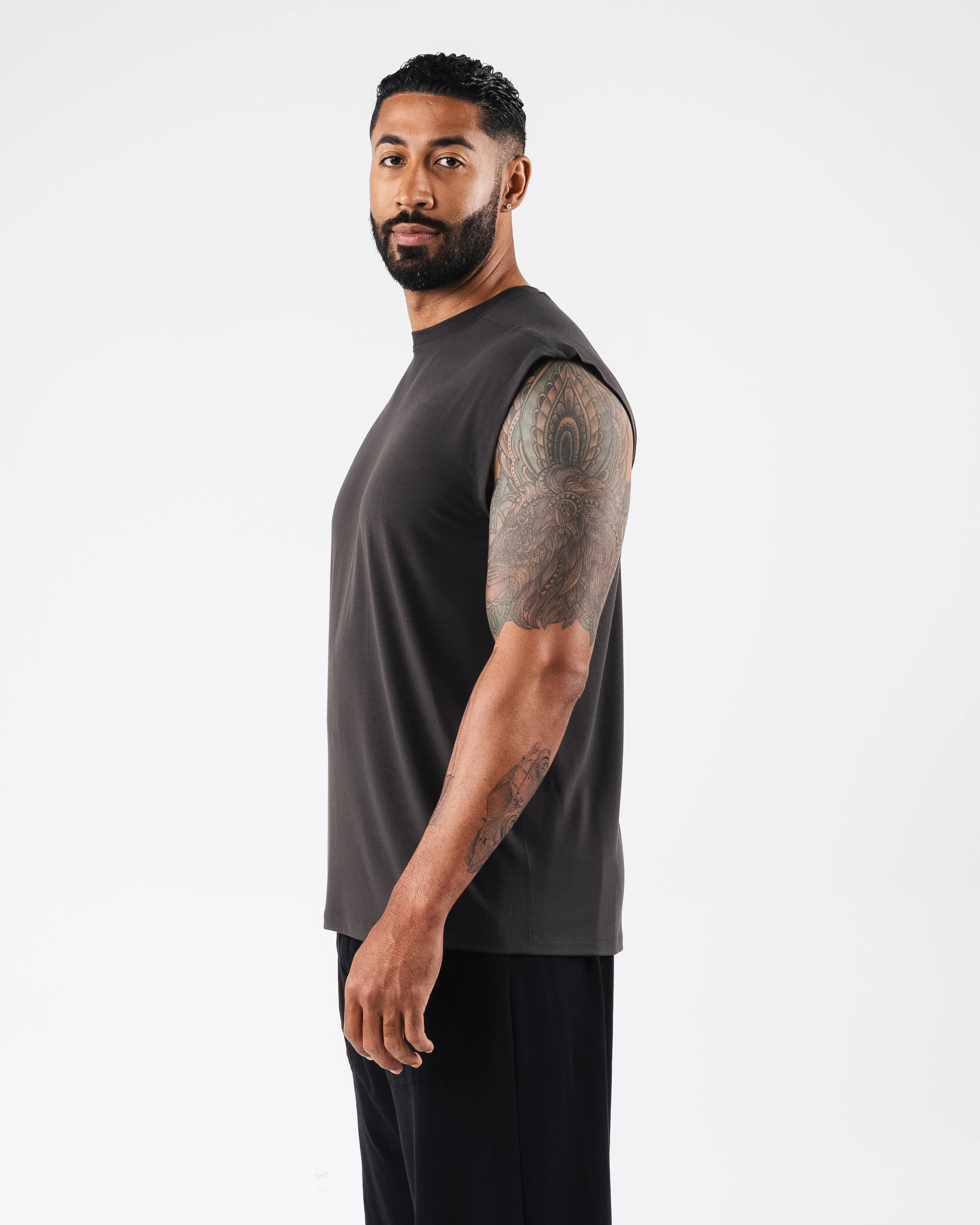 Zero Accent Tank - Dark Grey - Image 3