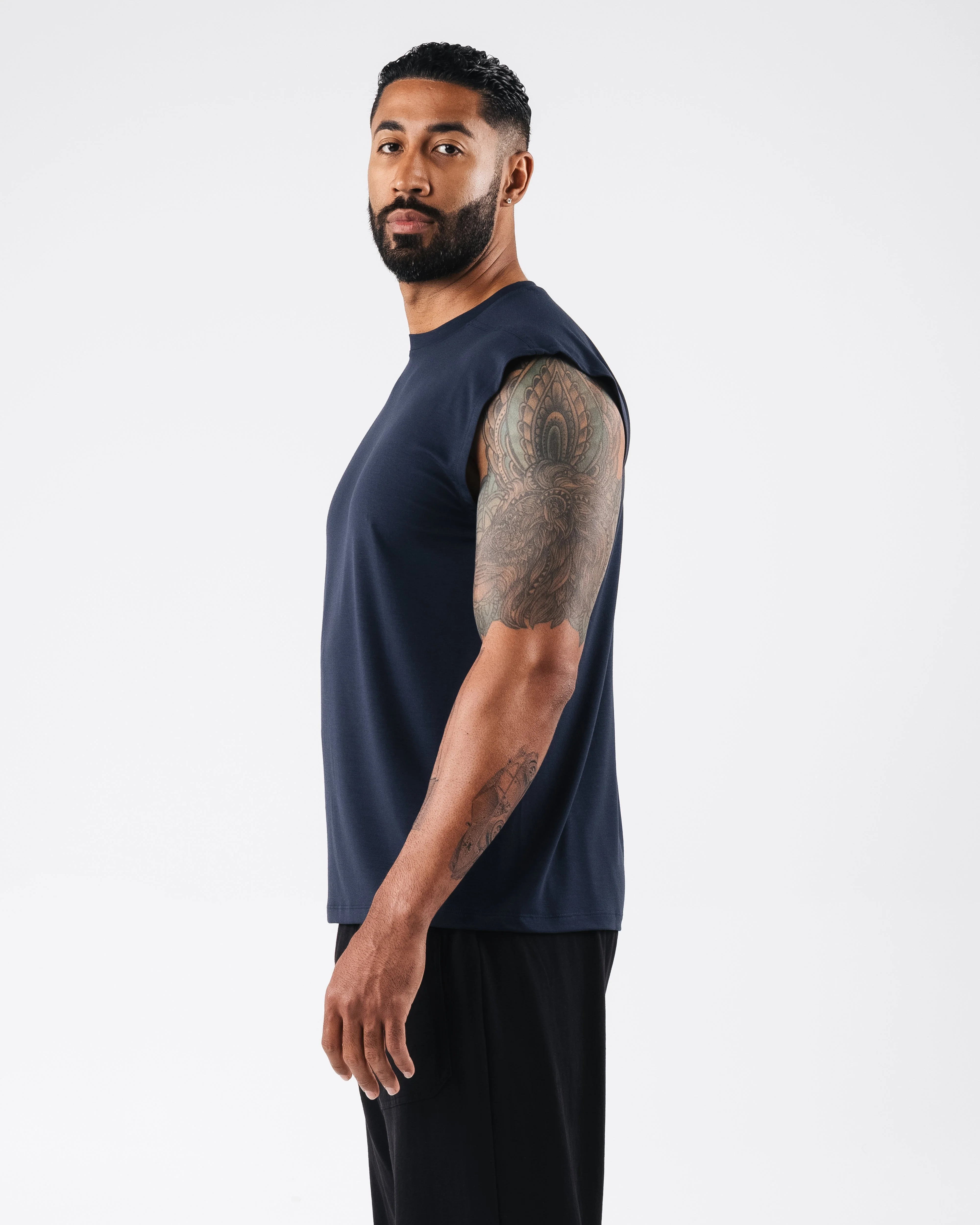 Zero Accent Tank - Dark Navy - Image 3