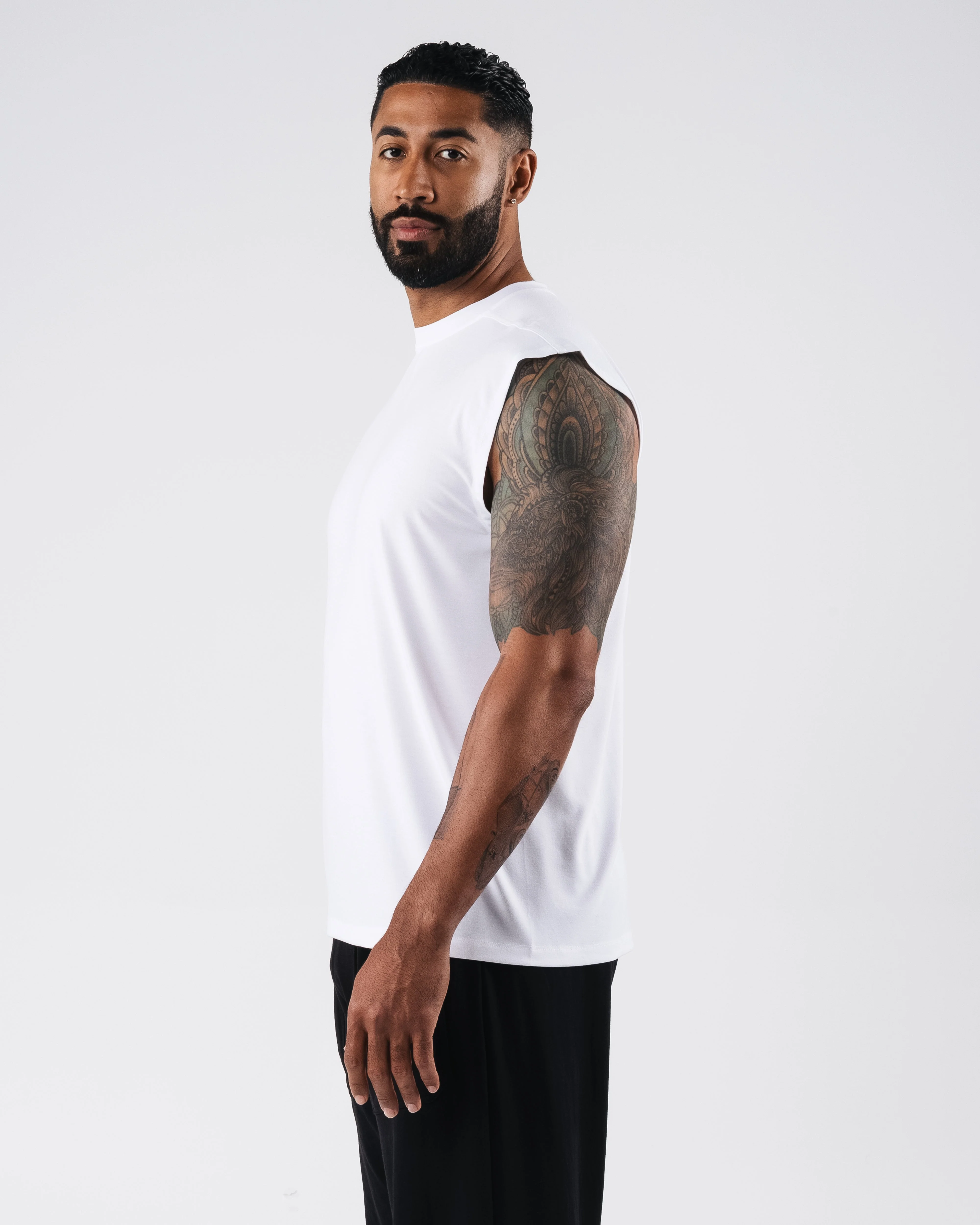 Zero Accent Tank - White - Image 3