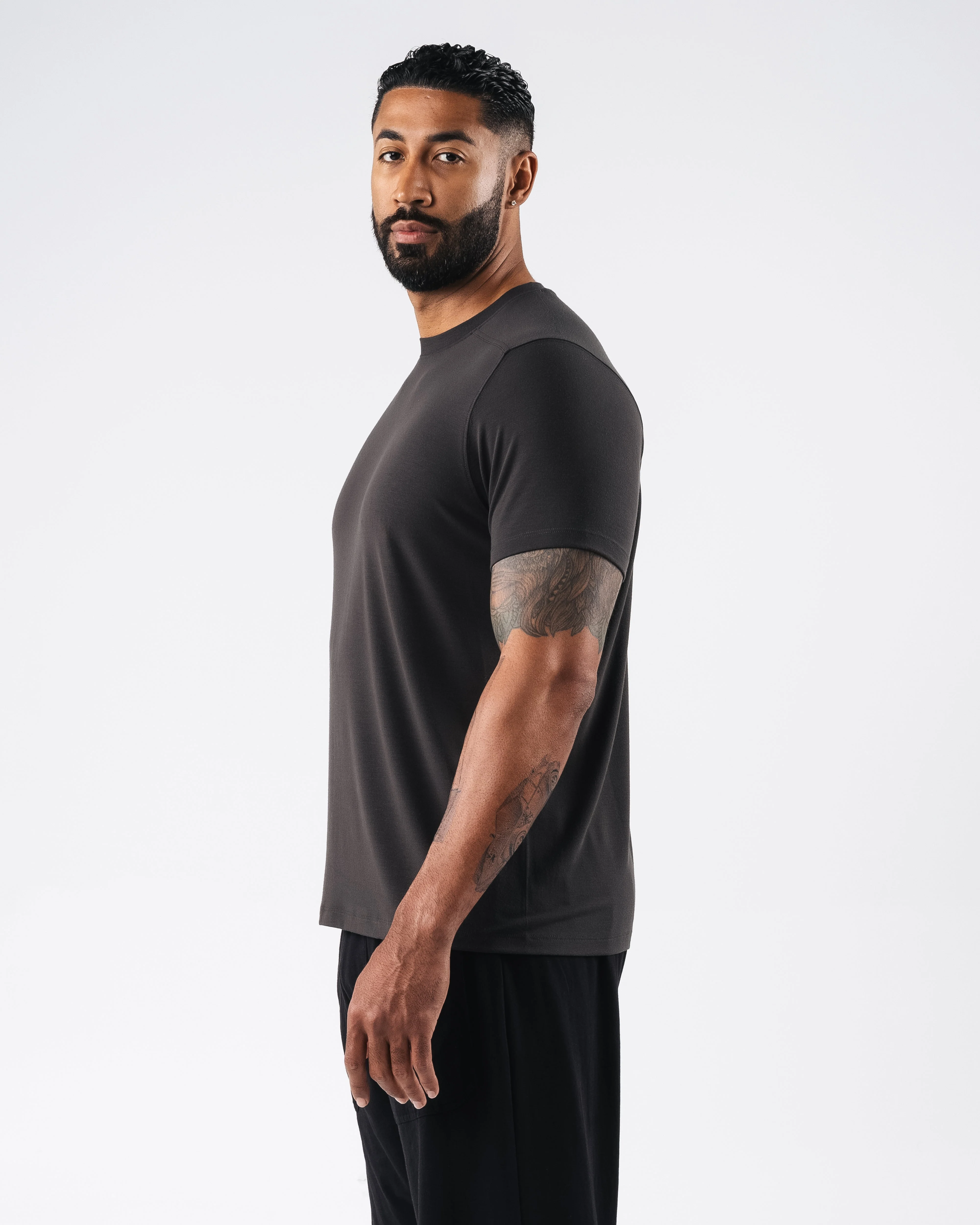 Zero Accent Tee - Dark Grey - Image 3