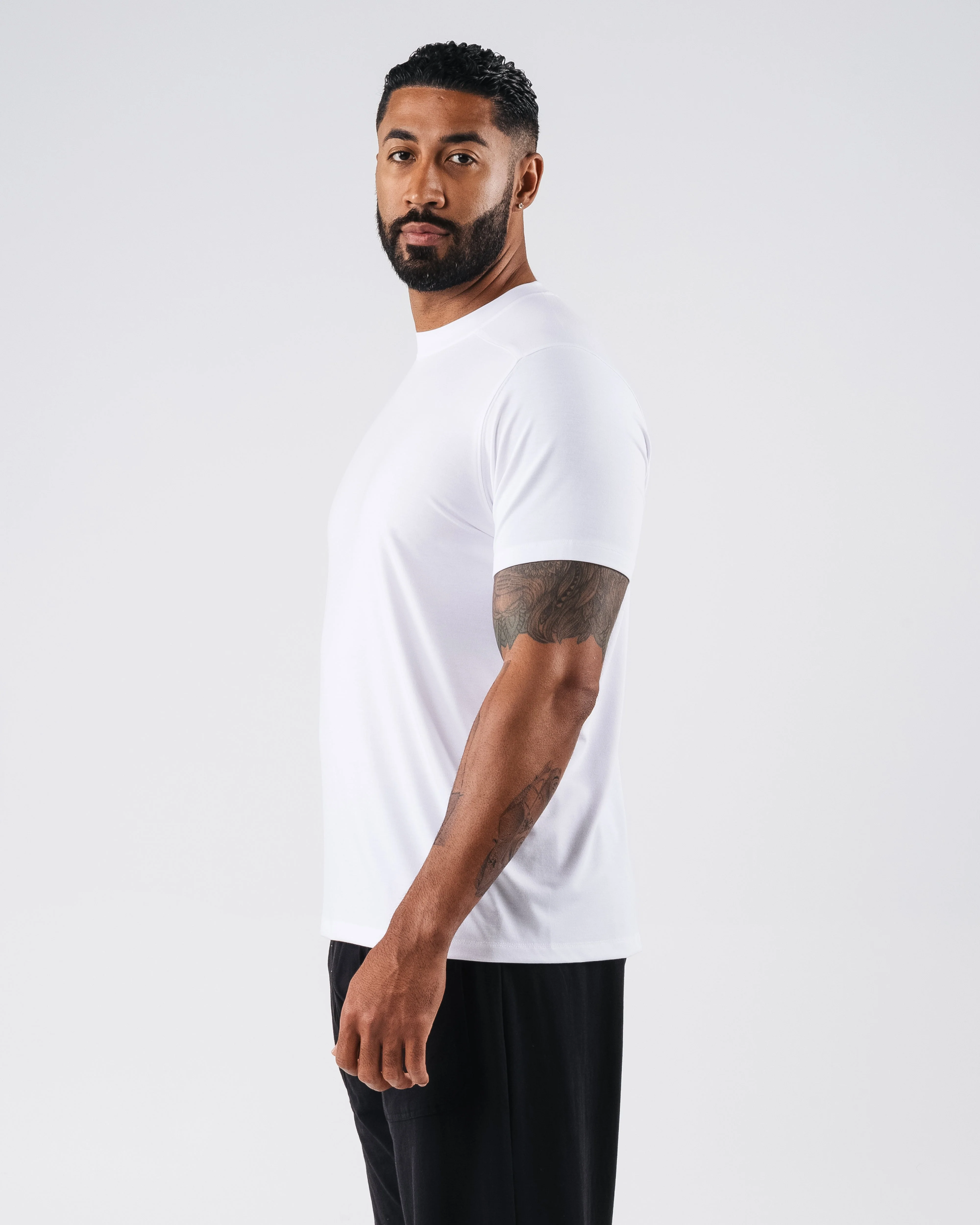 Zero Accent Tee - White - Image 3