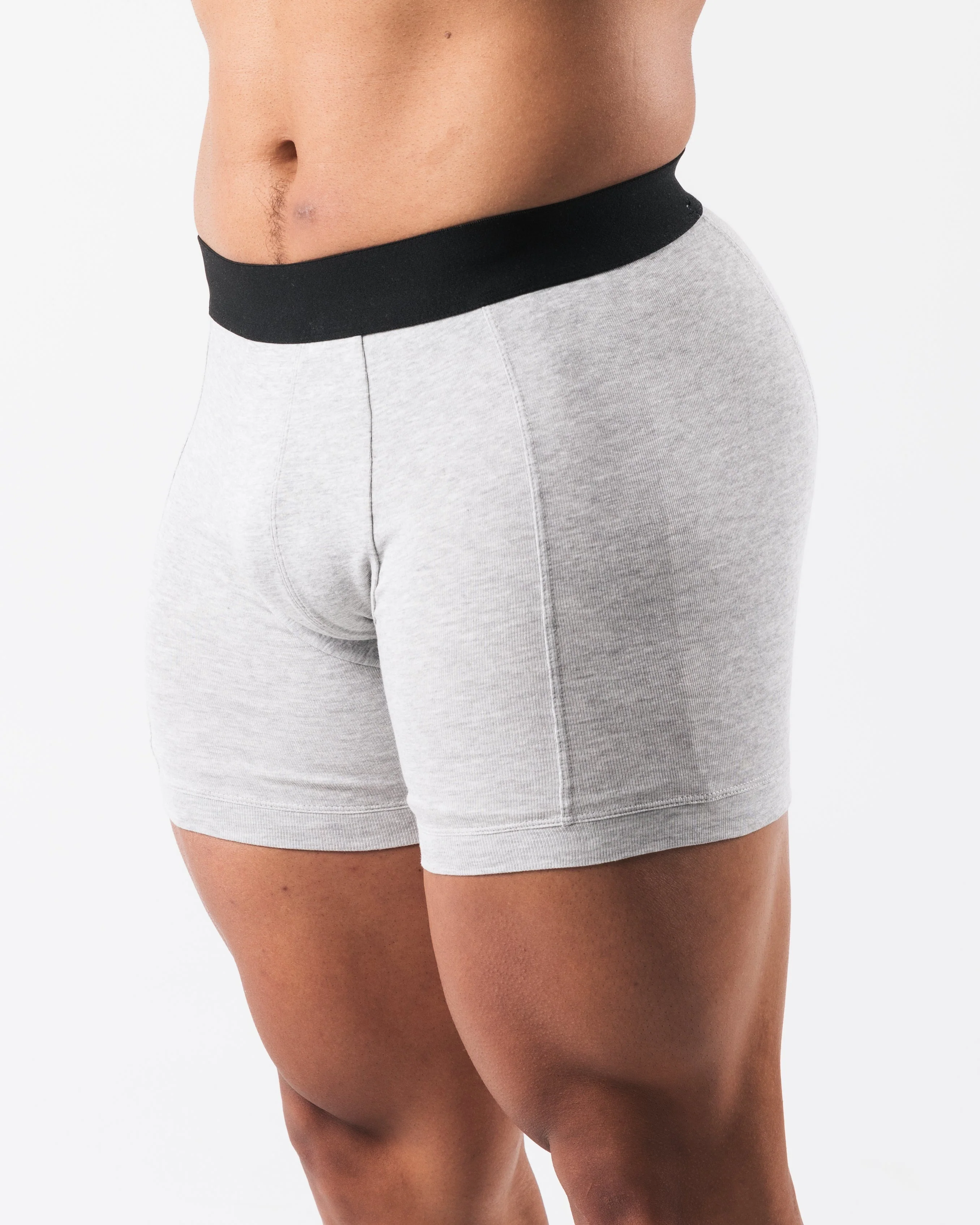 Zero Classic Boxer Brief 2pk - Heather Grey - Image 2