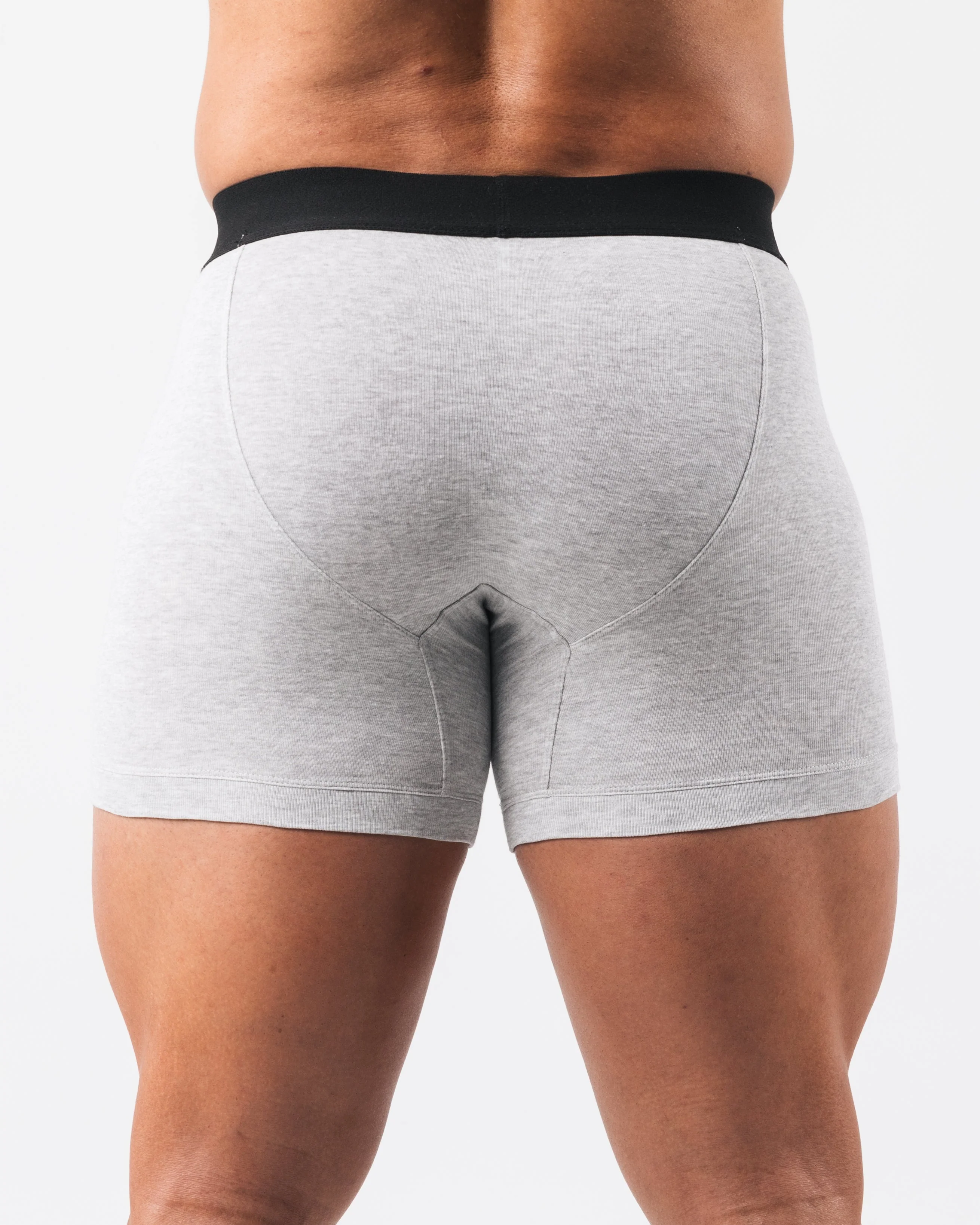 Zero Classic Boxer Brief 2pk - Heather Grey - Image 3