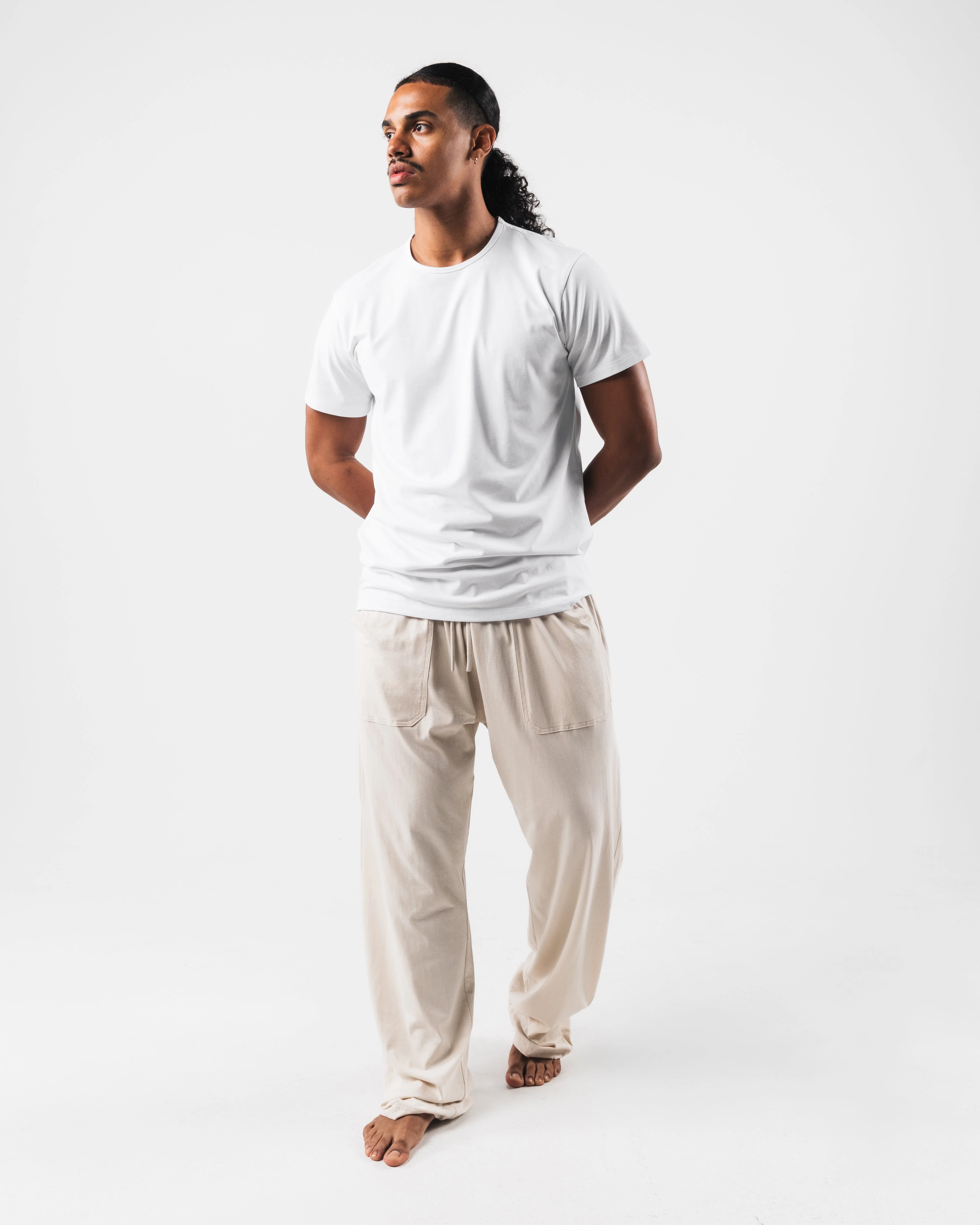 Zero Classic Straight Leg Pant - Cream - Image 2