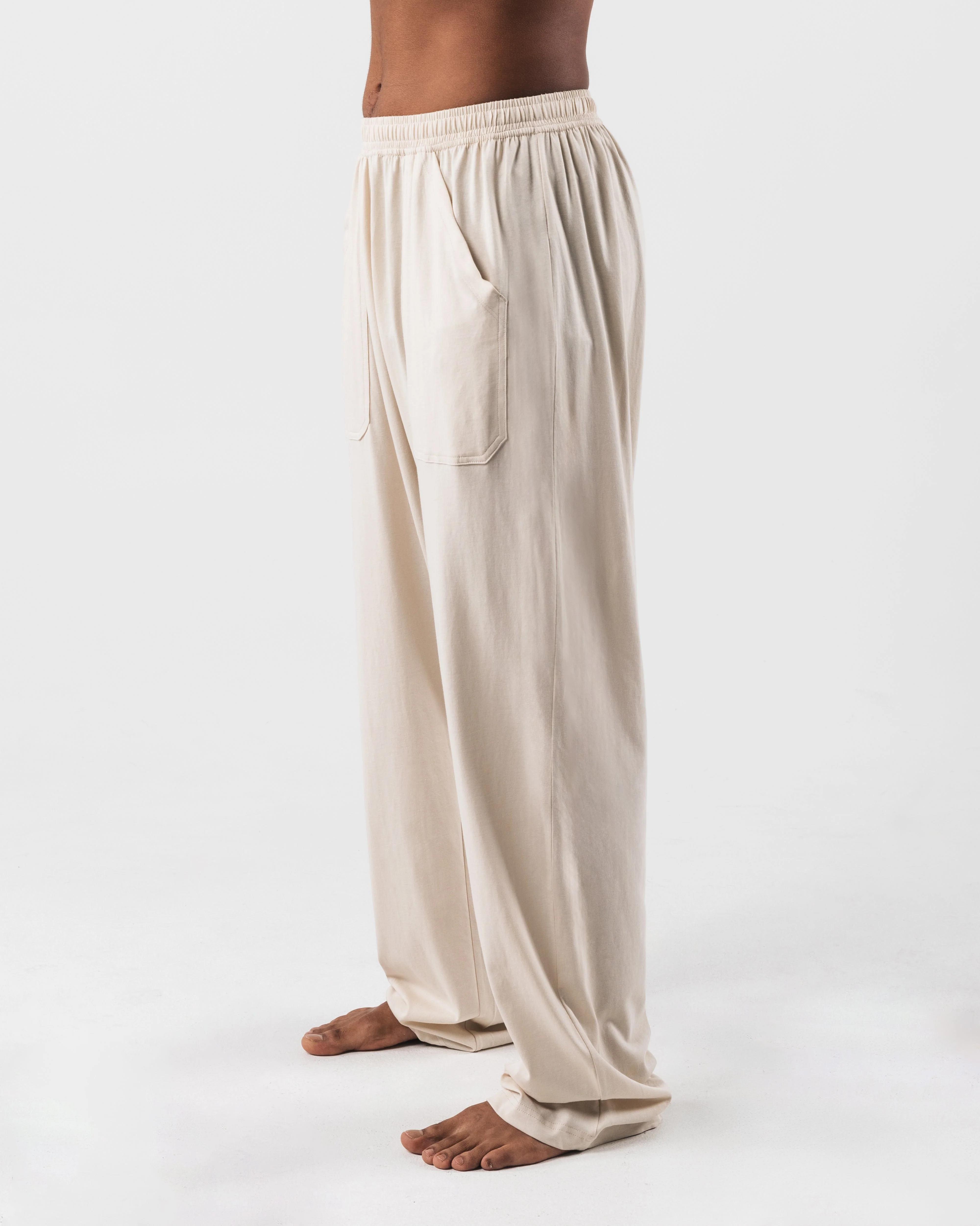 Zero Classic Straight Leg Pant - Cream - Image 3