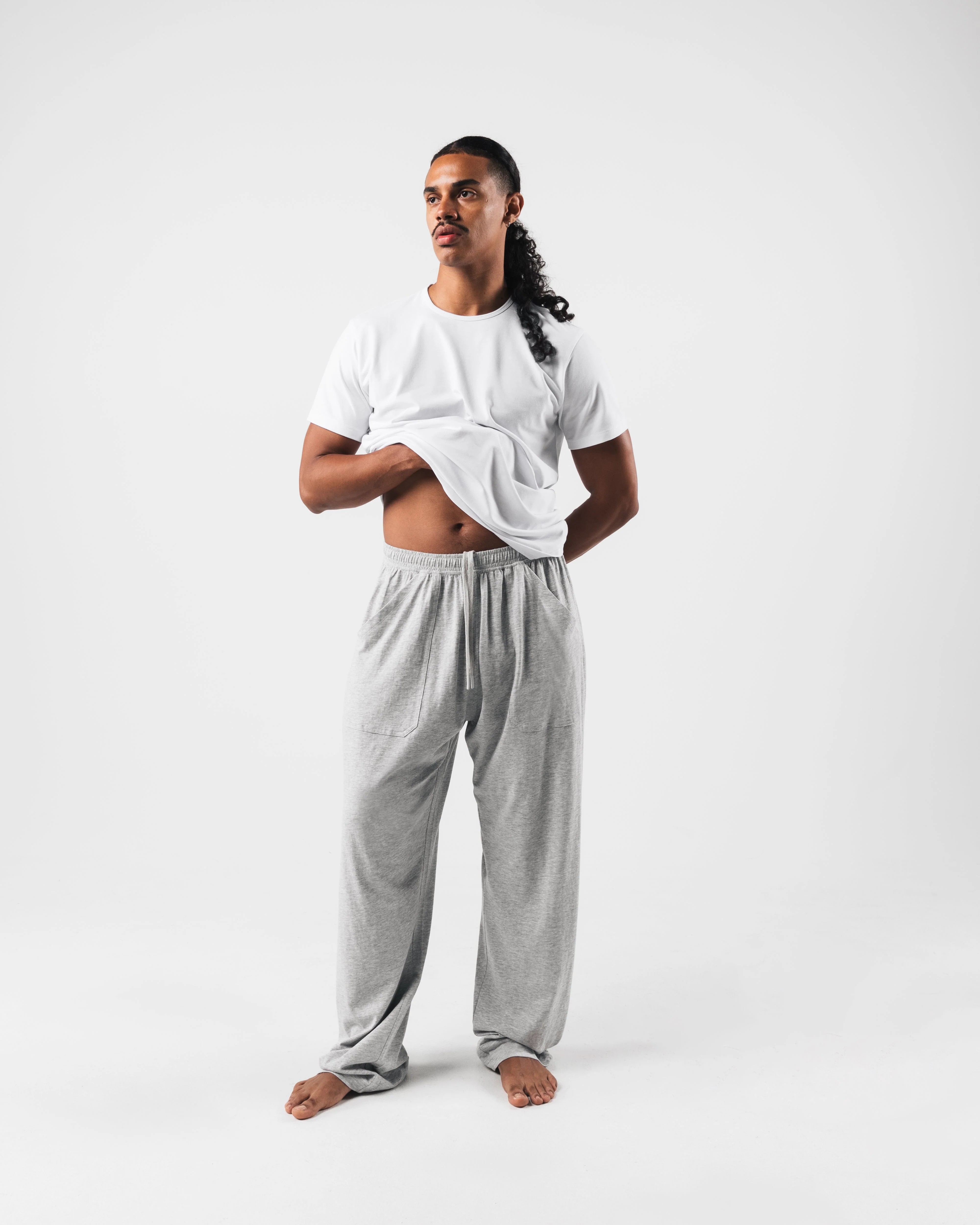 Zero Classic Straight Leg Pant - Heather Grey - Image 2