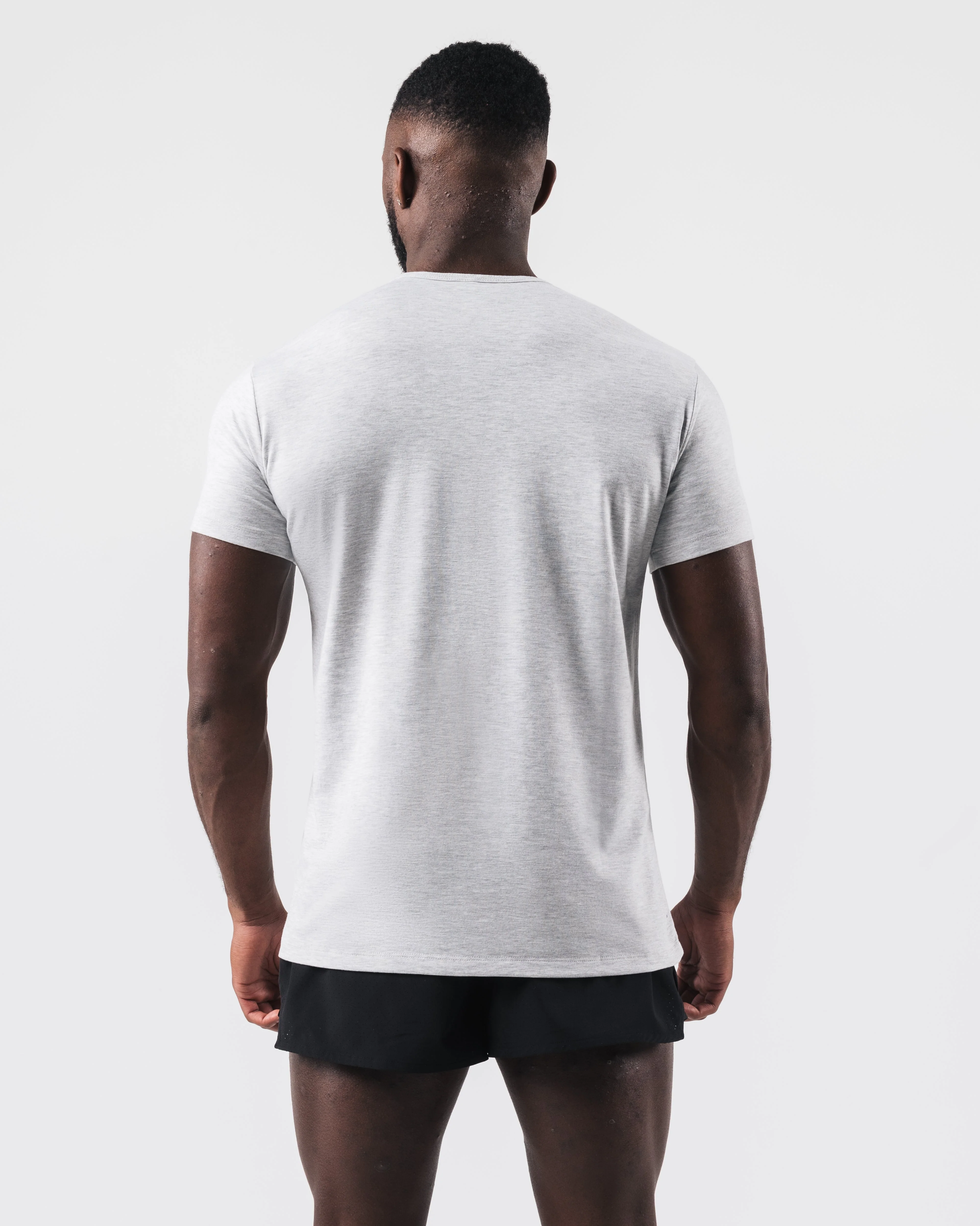 Zero Classic Tee 2pk - Heather Grey - Image 4