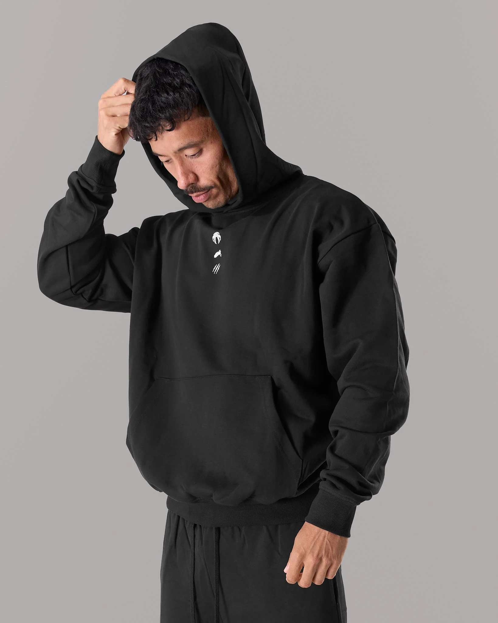 Three Pillar Heavyweight Hoodie - Black - Image 5