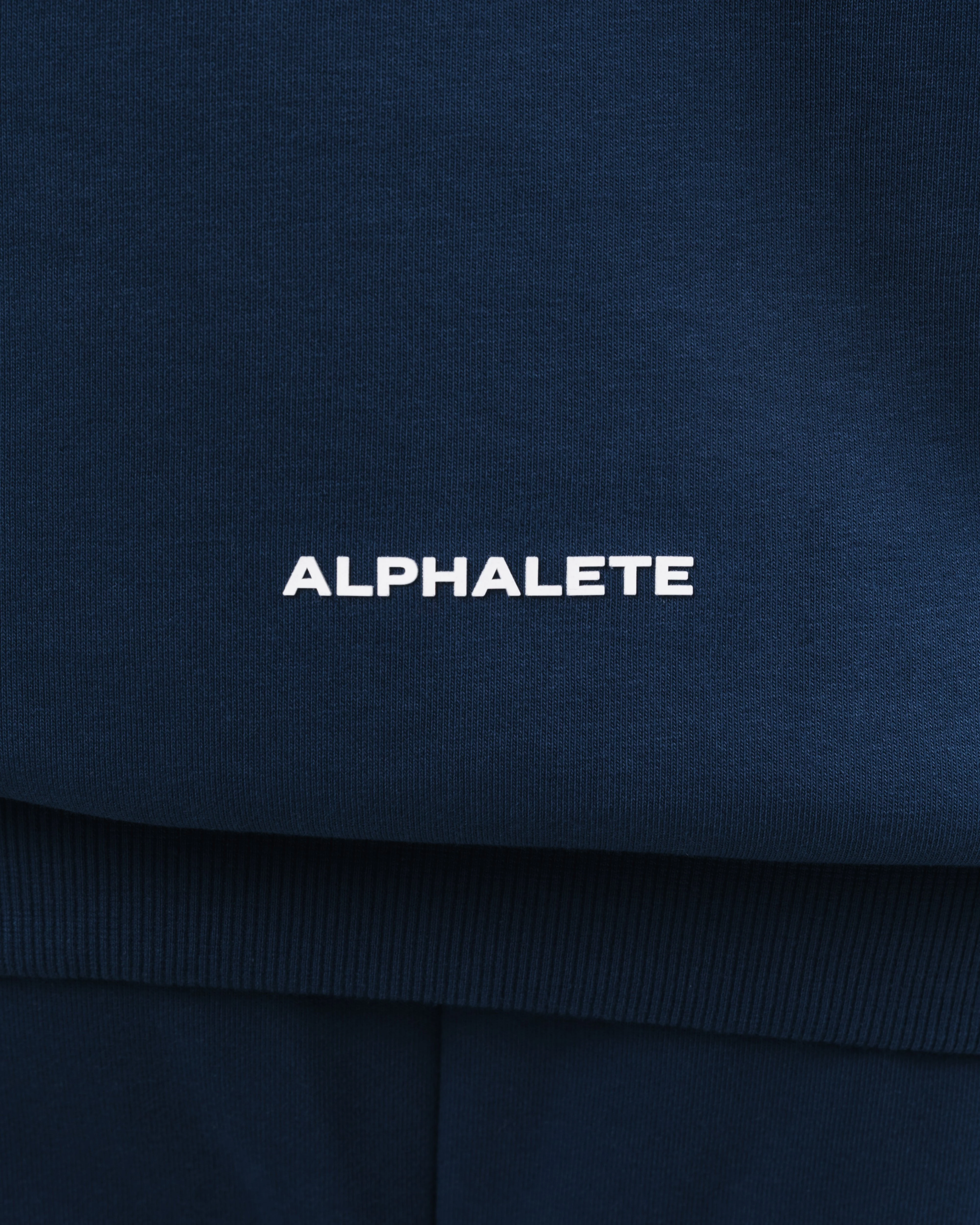 Three Pillar Heavyweight Hoodie - Denim - Image 6