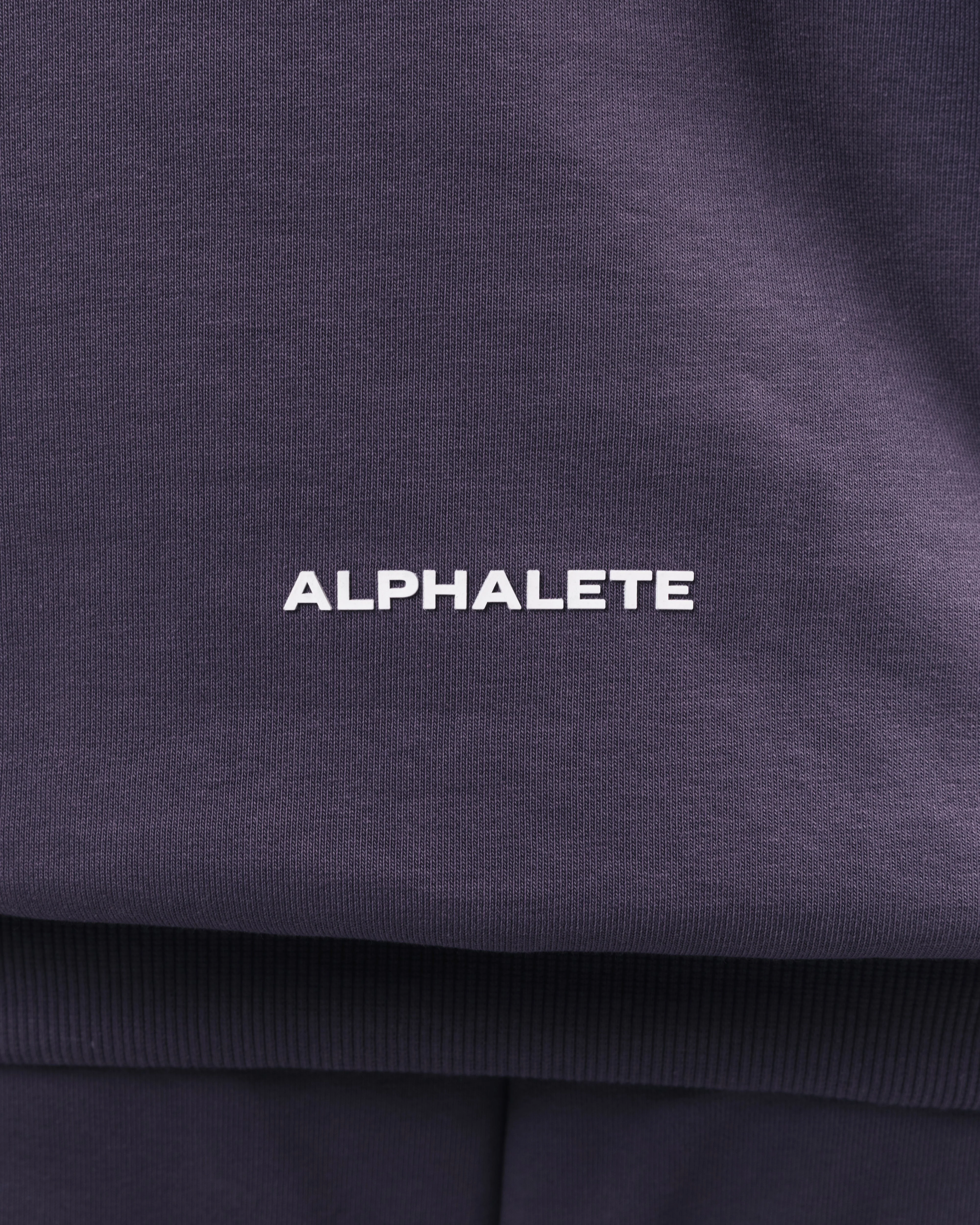 Three Pillar Heavyweight Hoodie - Muted Purple - Image 6