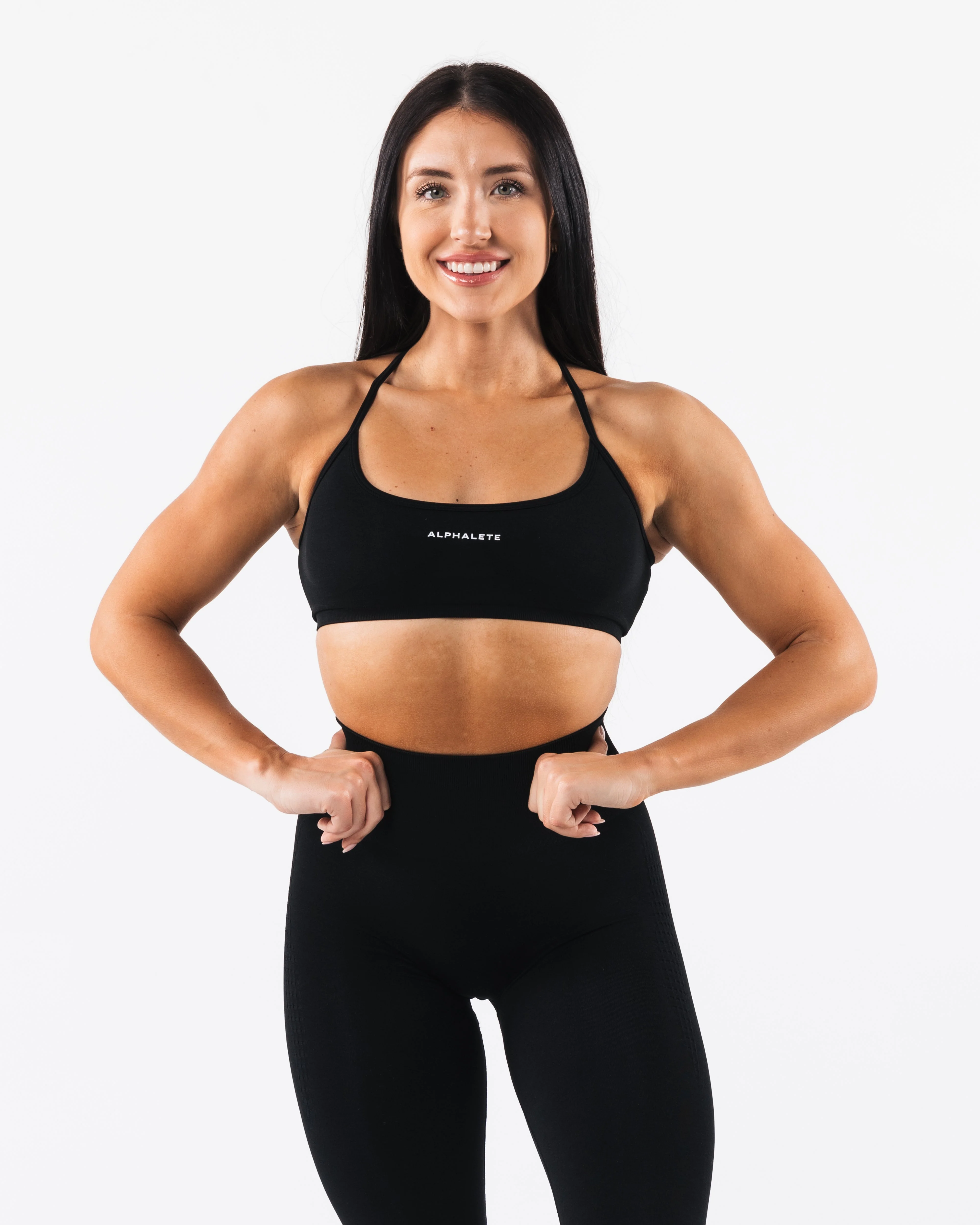 Amplify Back Cross Bra - Black - Image 2