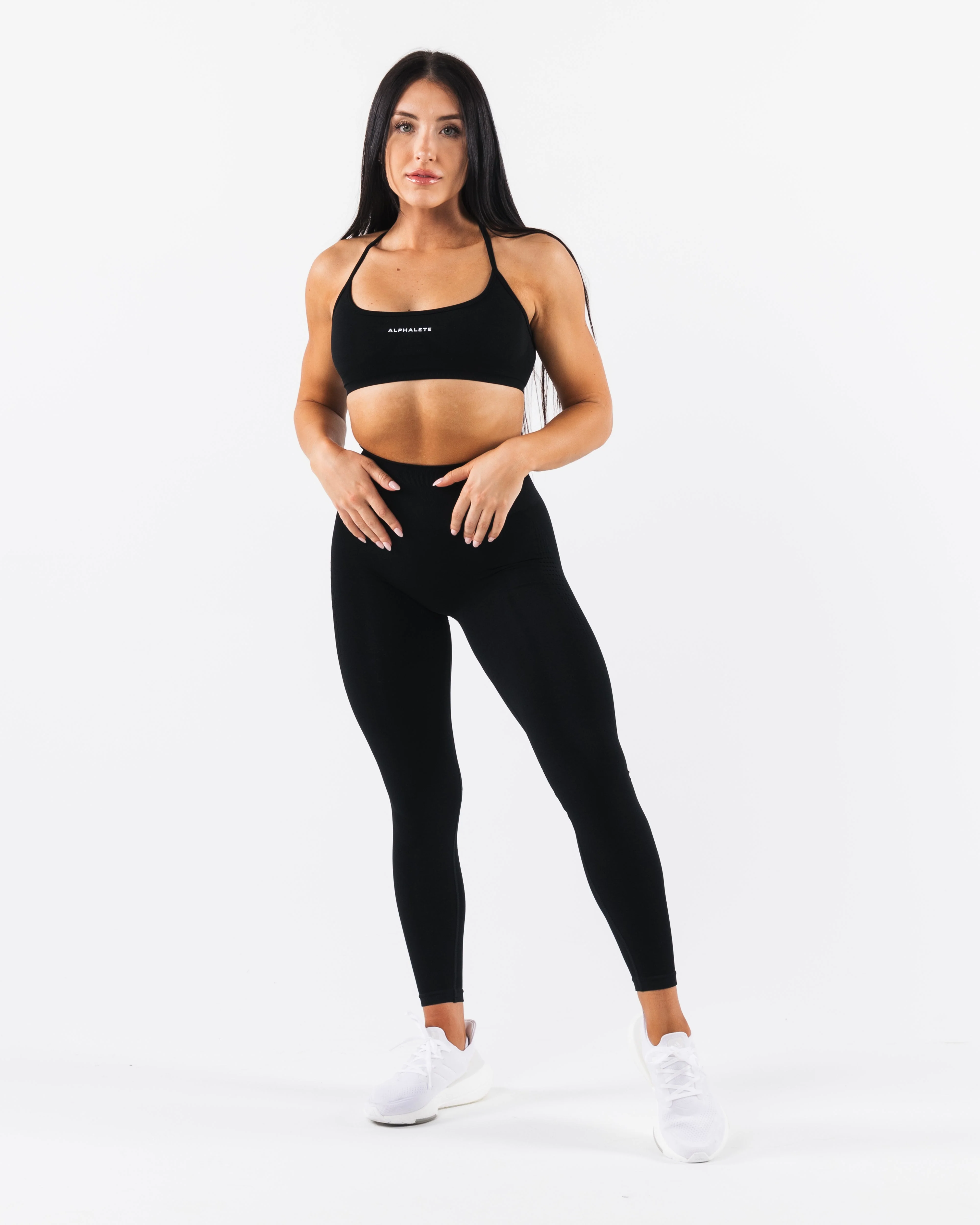 Amplify Back Cross Bra - Black - Image 5