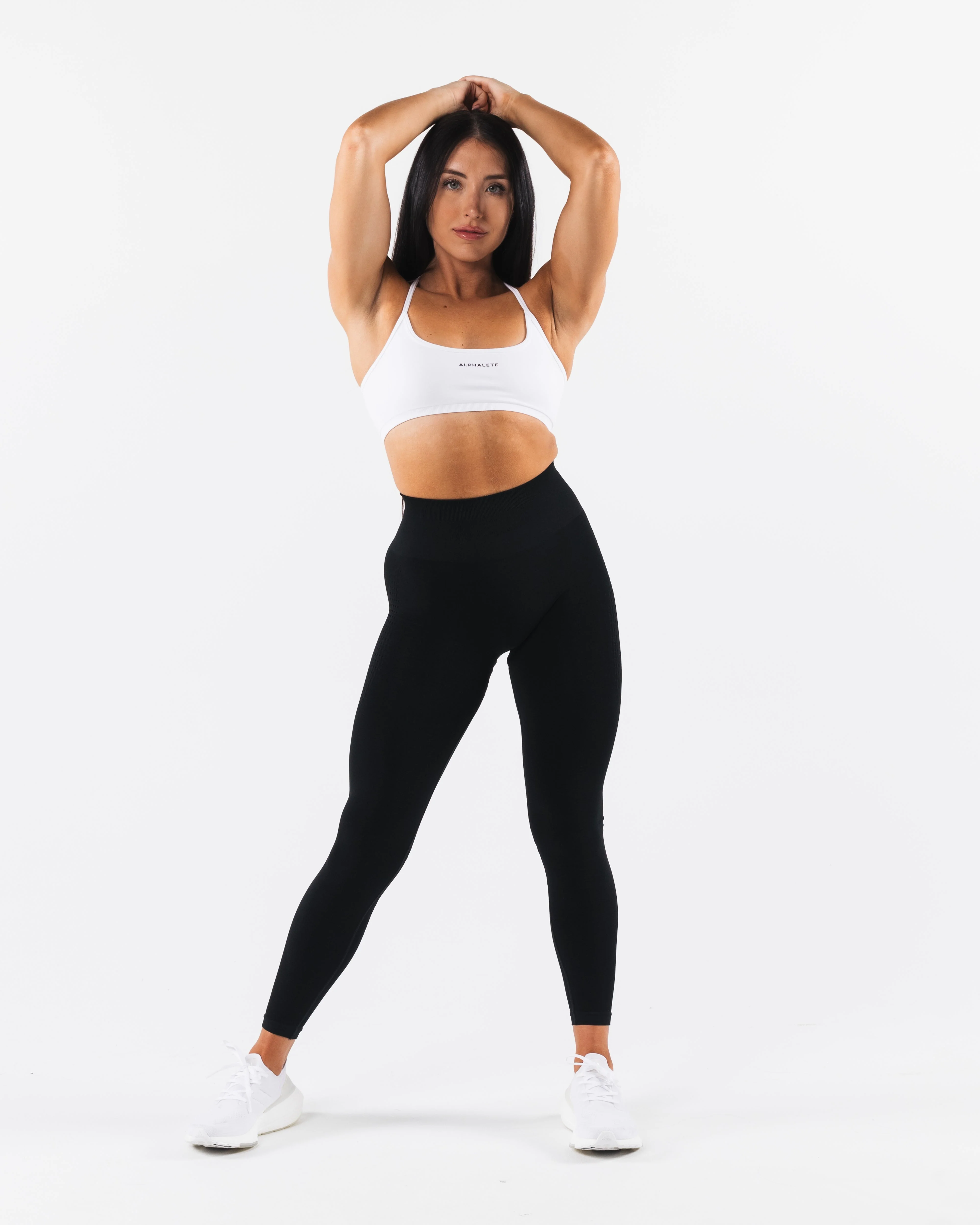 Amplify Back Cross Bra - White - Image 3
