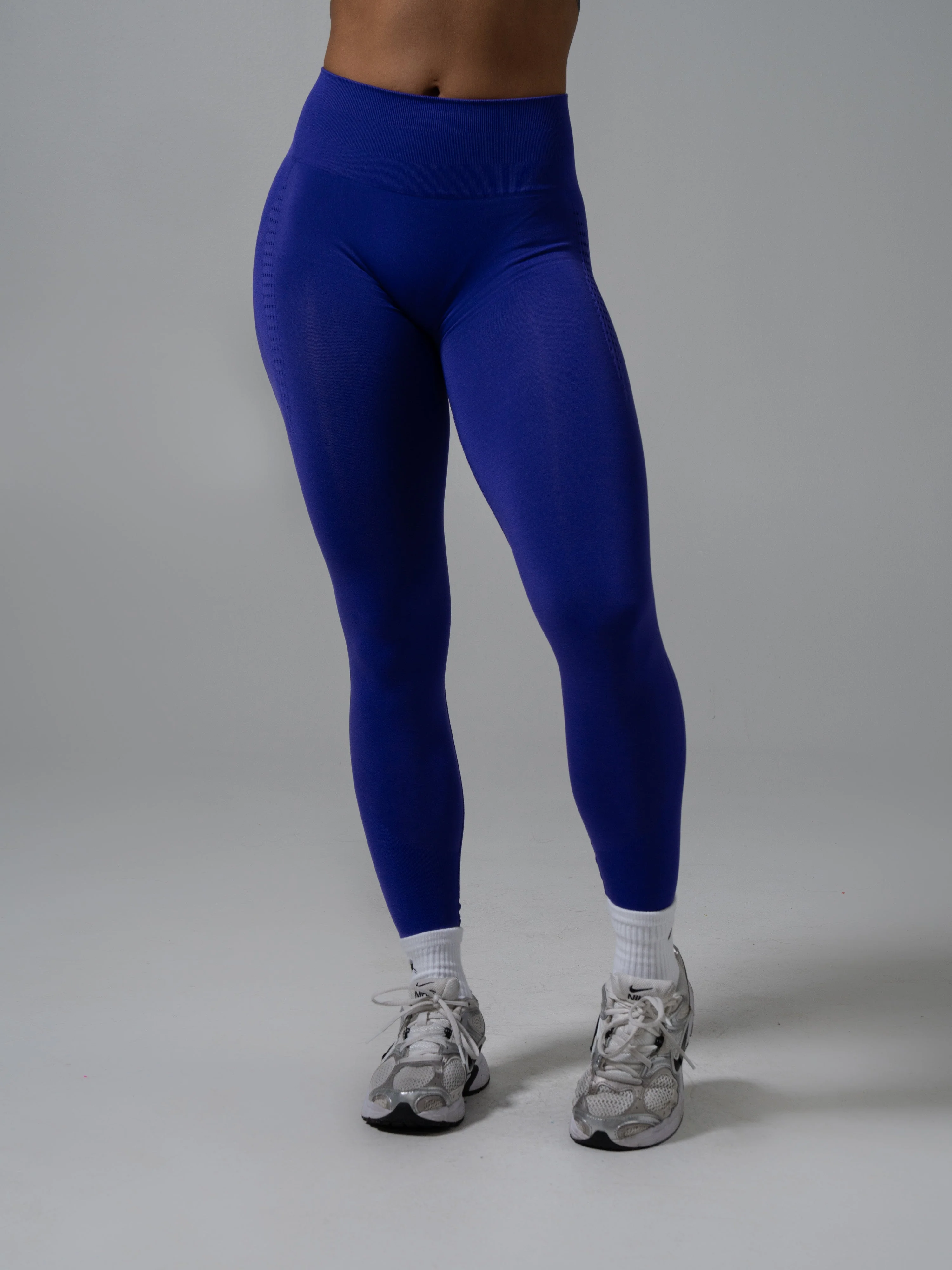 Contour Mid Rise Legging - Royal Purple - Image 2