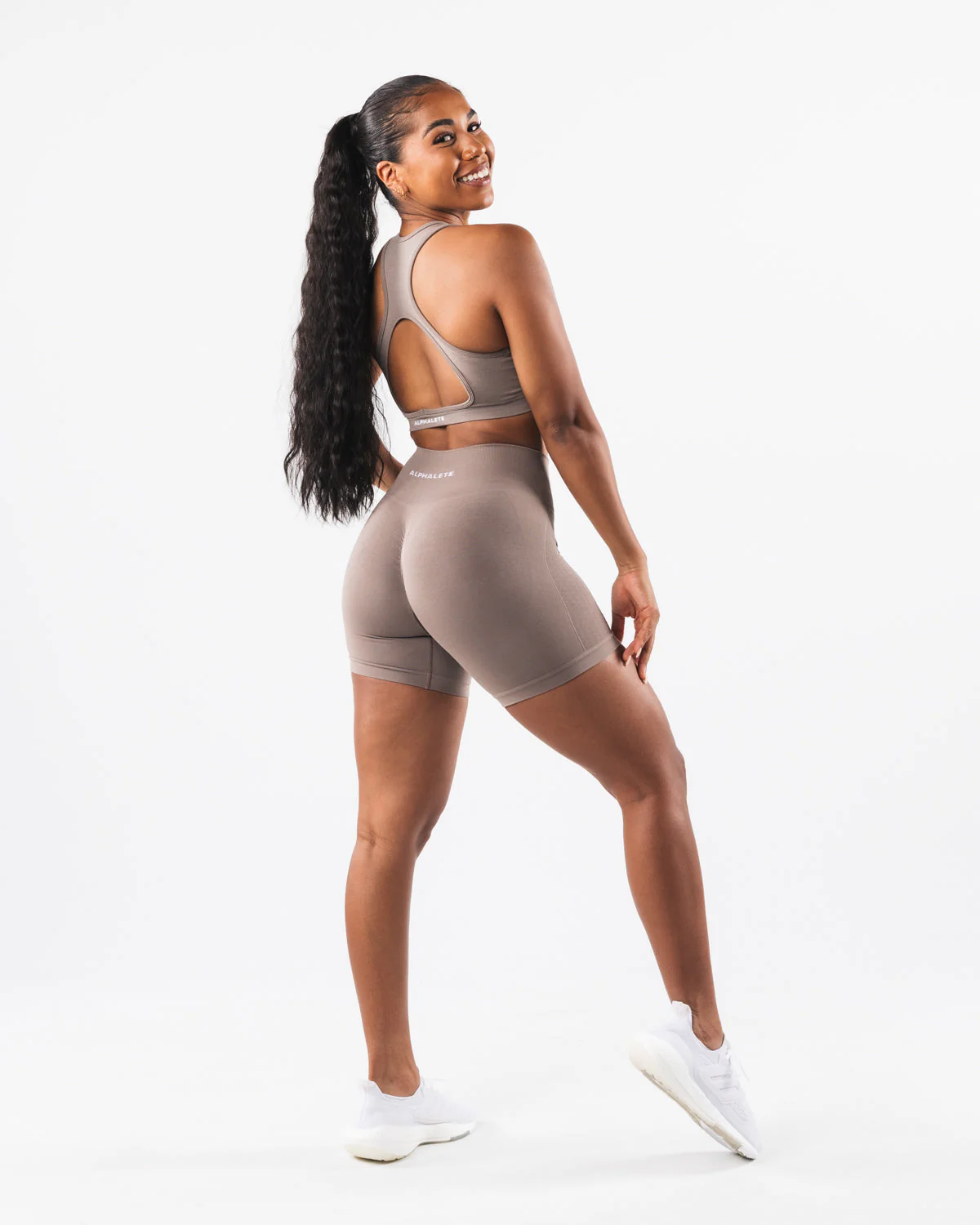 Contour Ultra-High Rise Short - Mocha - Image 2