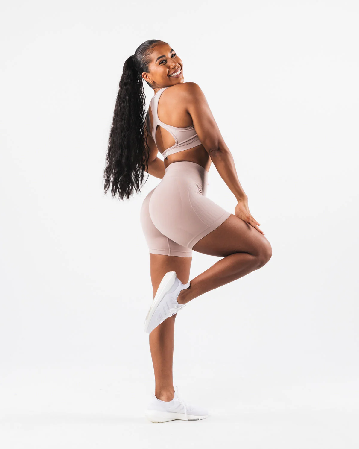 Contour Ultra-High Rise Short - Porcelain - Image 2