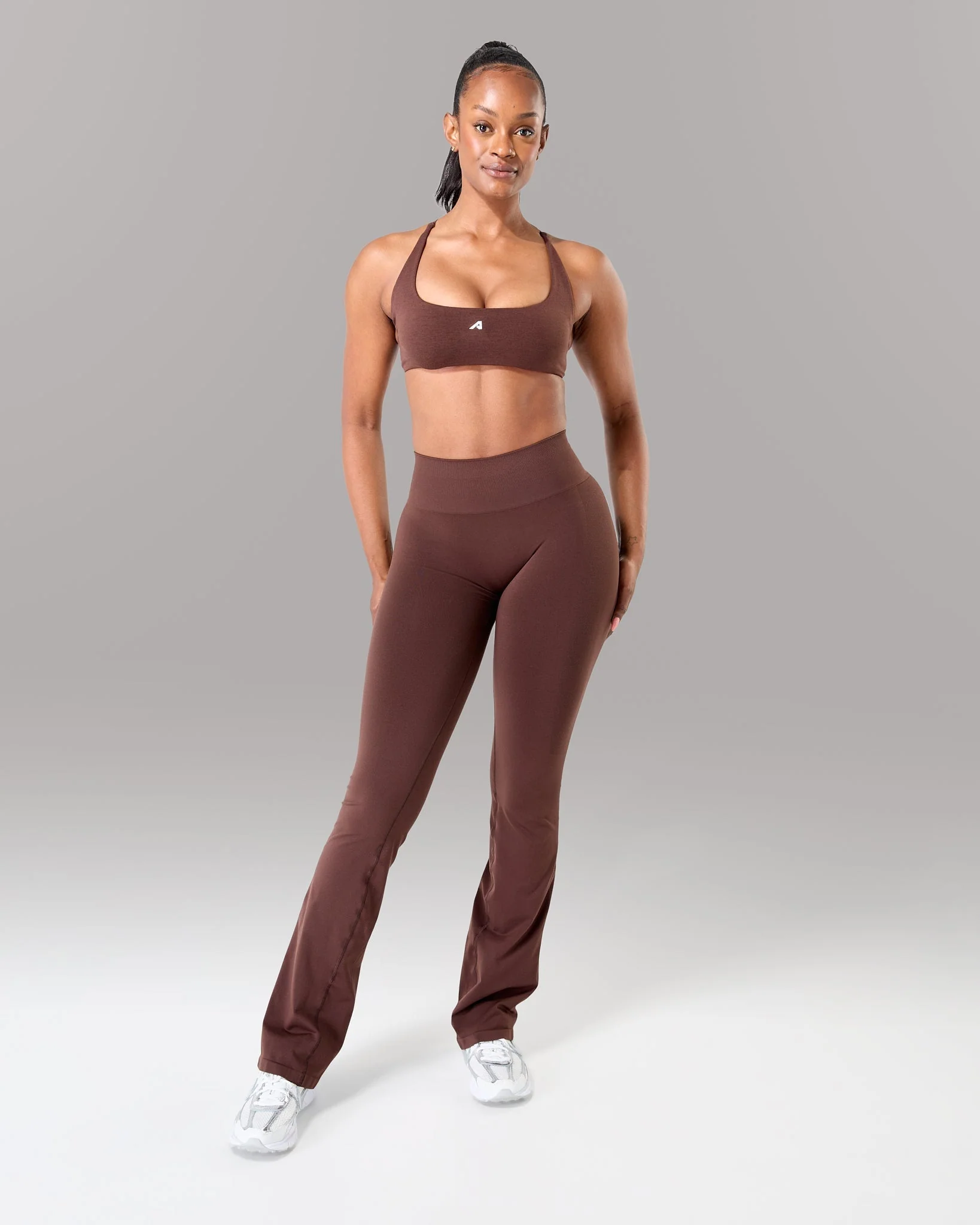 Amplify Ultra-High Rise Flared Pant Long - Cashmere - Image 4