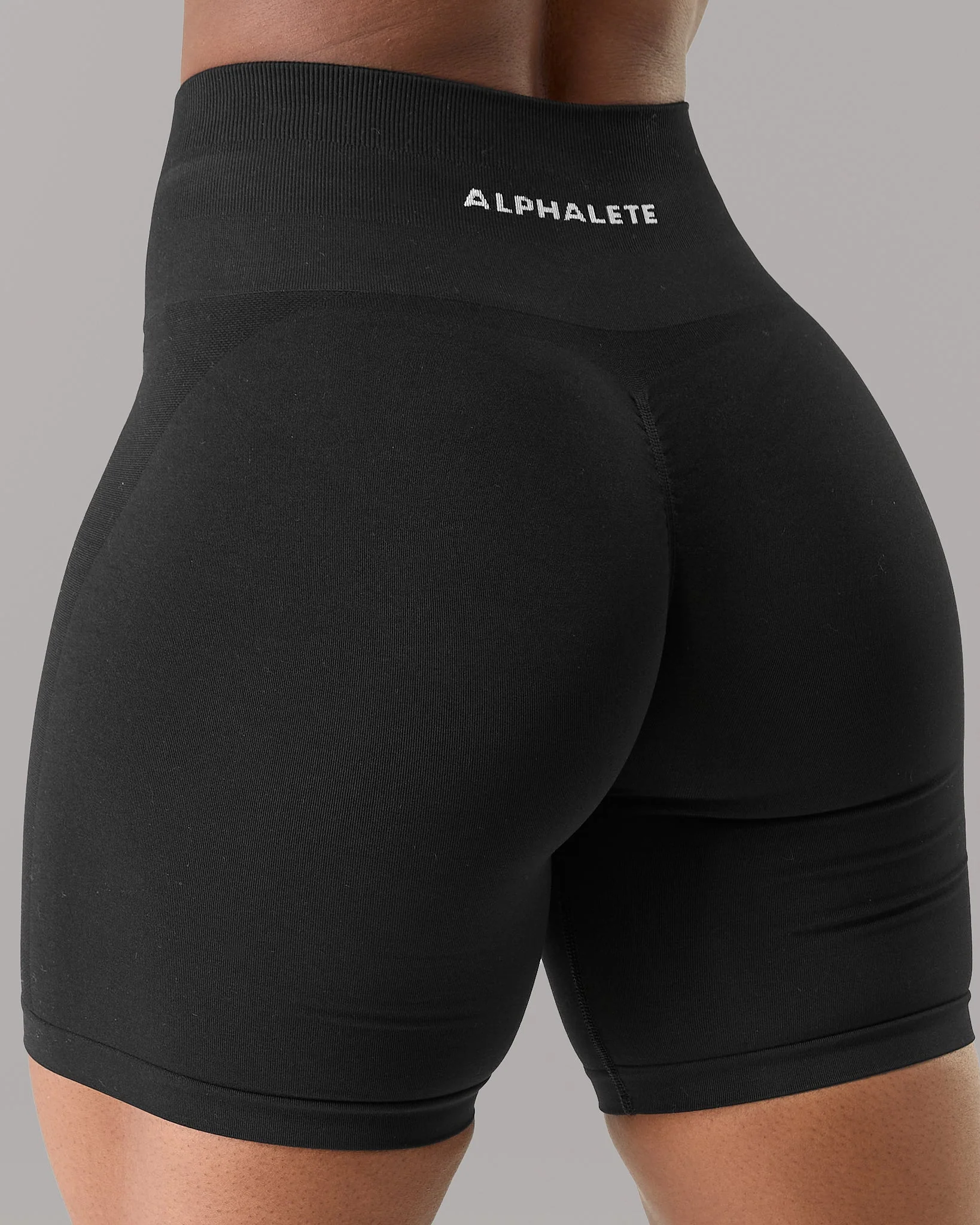 Amplify Gravity Ultra-High Rise Biker Short - Black - Image 5