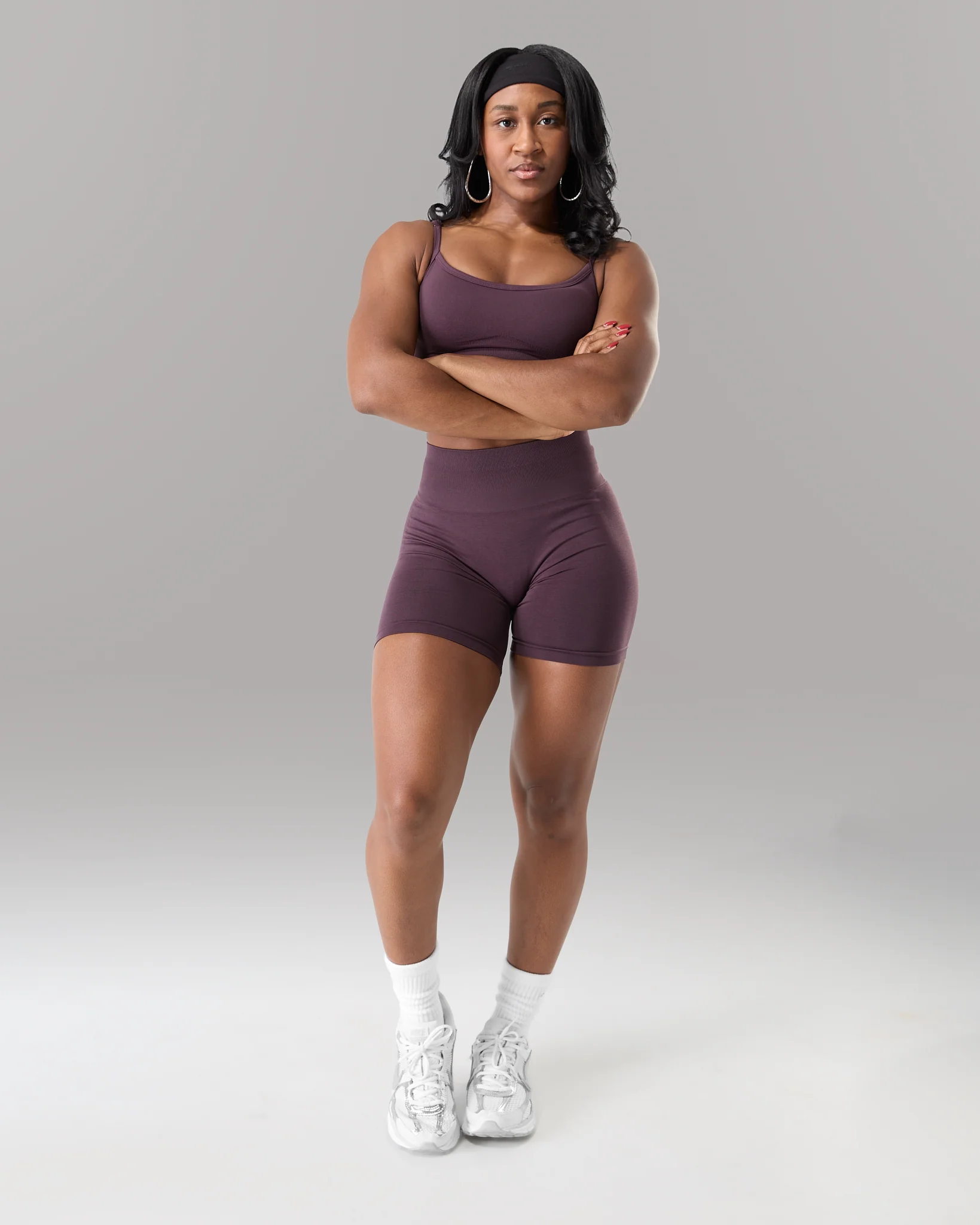 Amplify Ultra-High Rise Short - Black Garnet - Image 4
