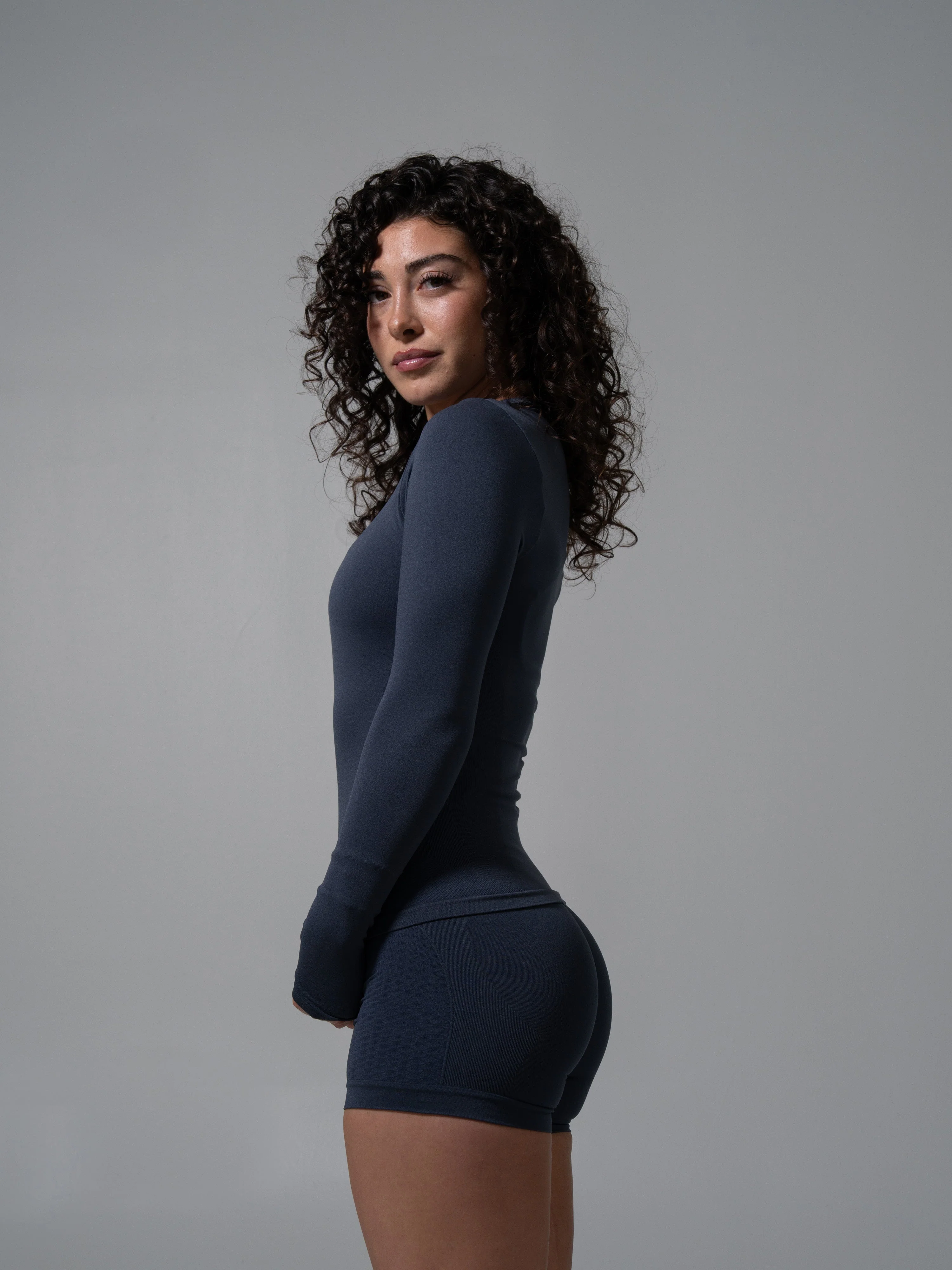 Amplify LS Long - Dusty Navy - Image 5