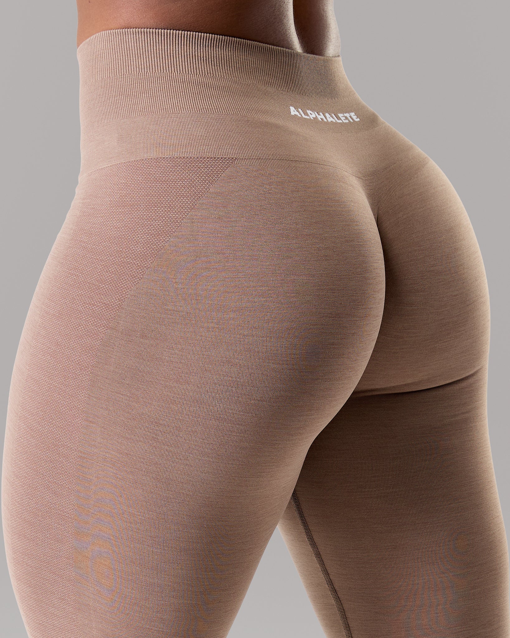 Amplify Mid Rise Legging - Mocha - Image 5