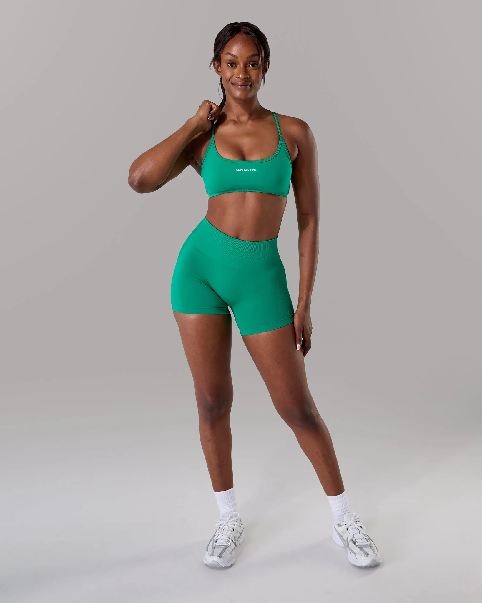 Amplify Open Back Bra - Grove - Image 4