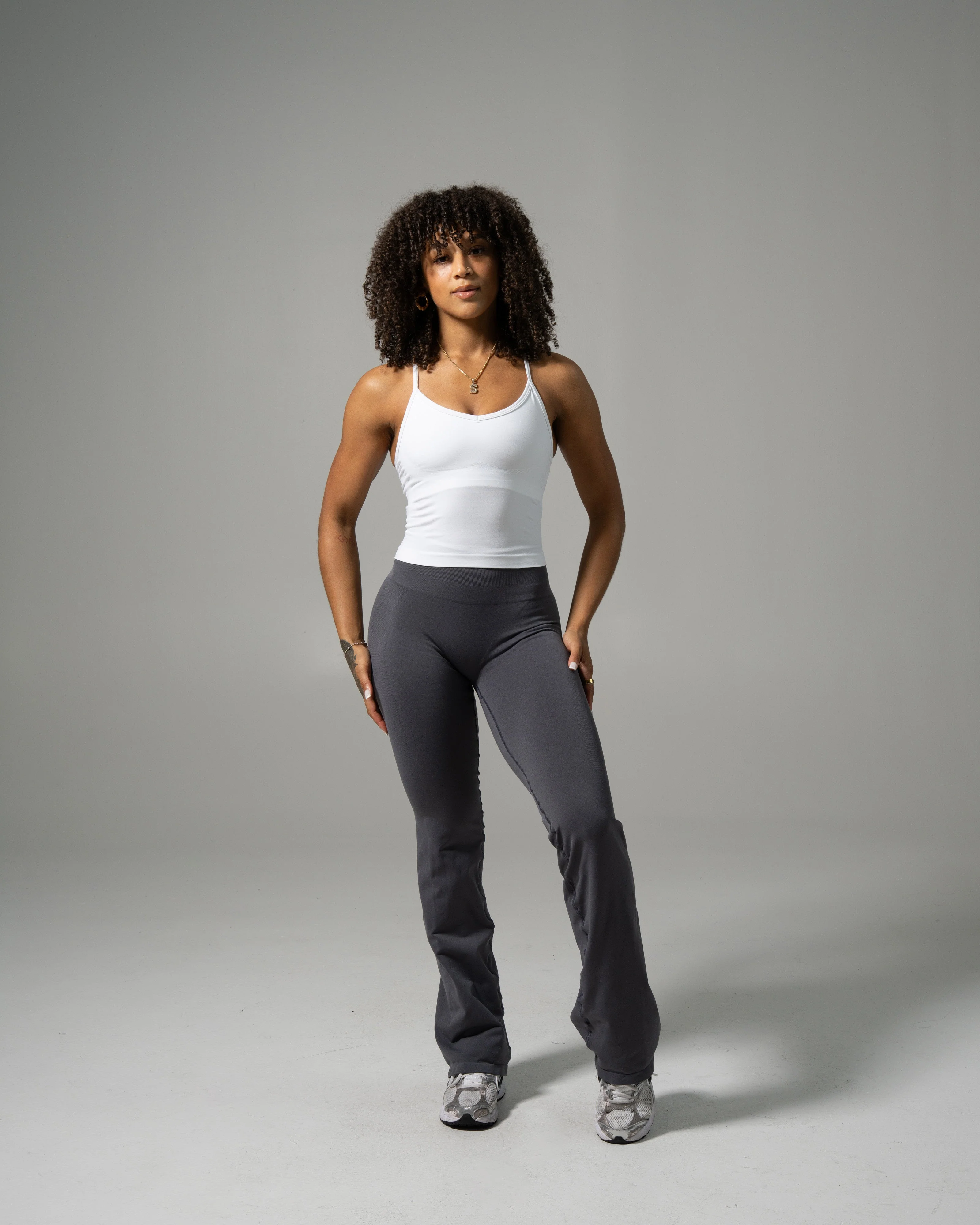 Pump Mid Rise Flared Pant - Thunderstorm - Image 5