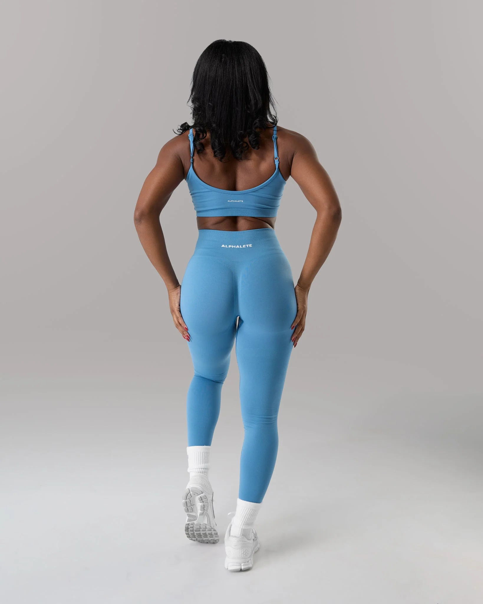 Pump High Rise Legging - Coastal Blue - Image 4