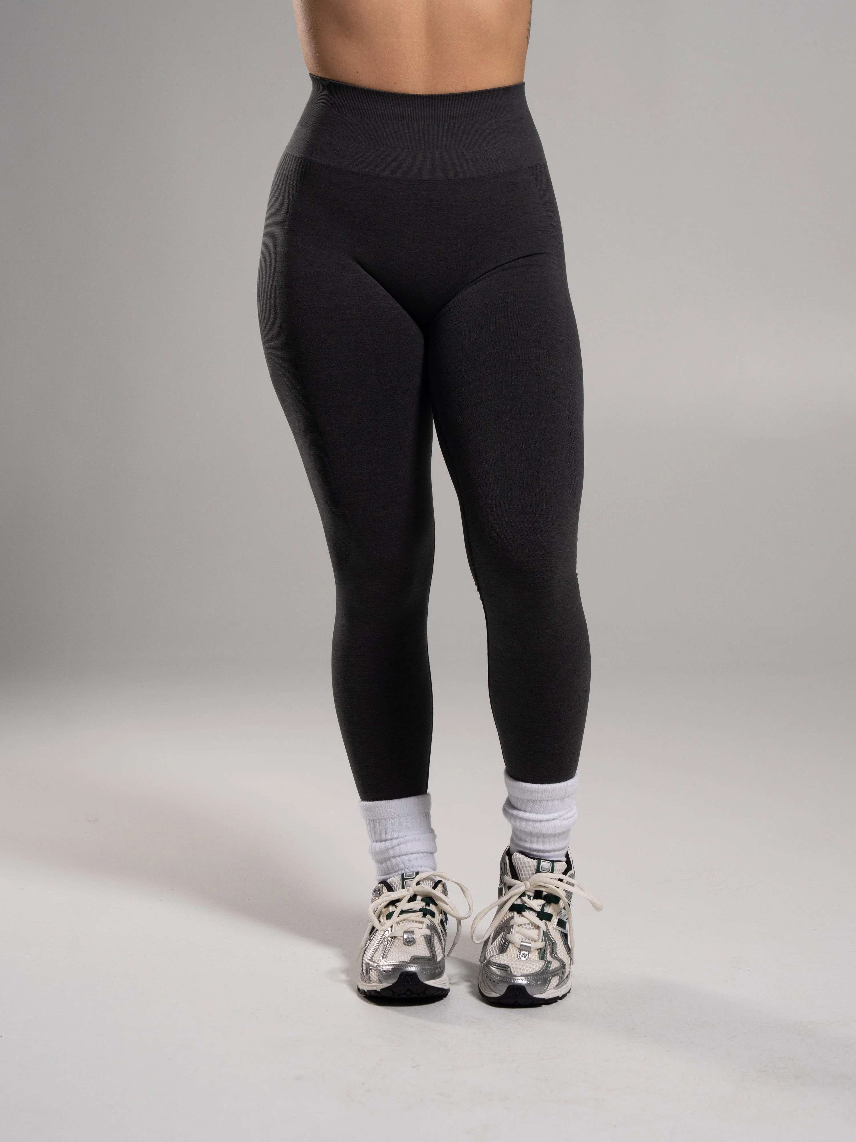 Pump High Rise Legging - Dark Heather Grey - Image 2
