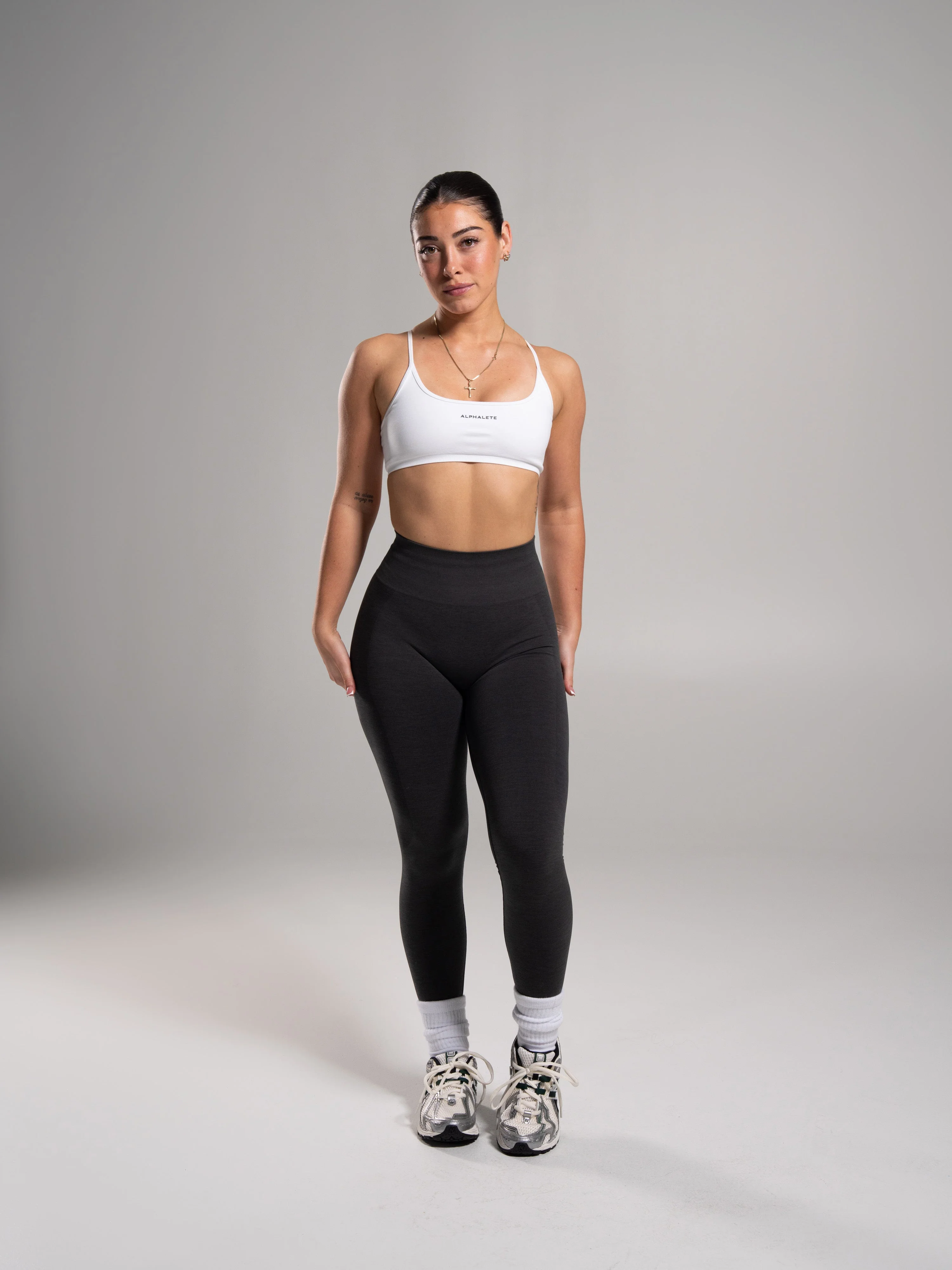 Pump High Rise Legging - Dark Heather Grey - Image 5