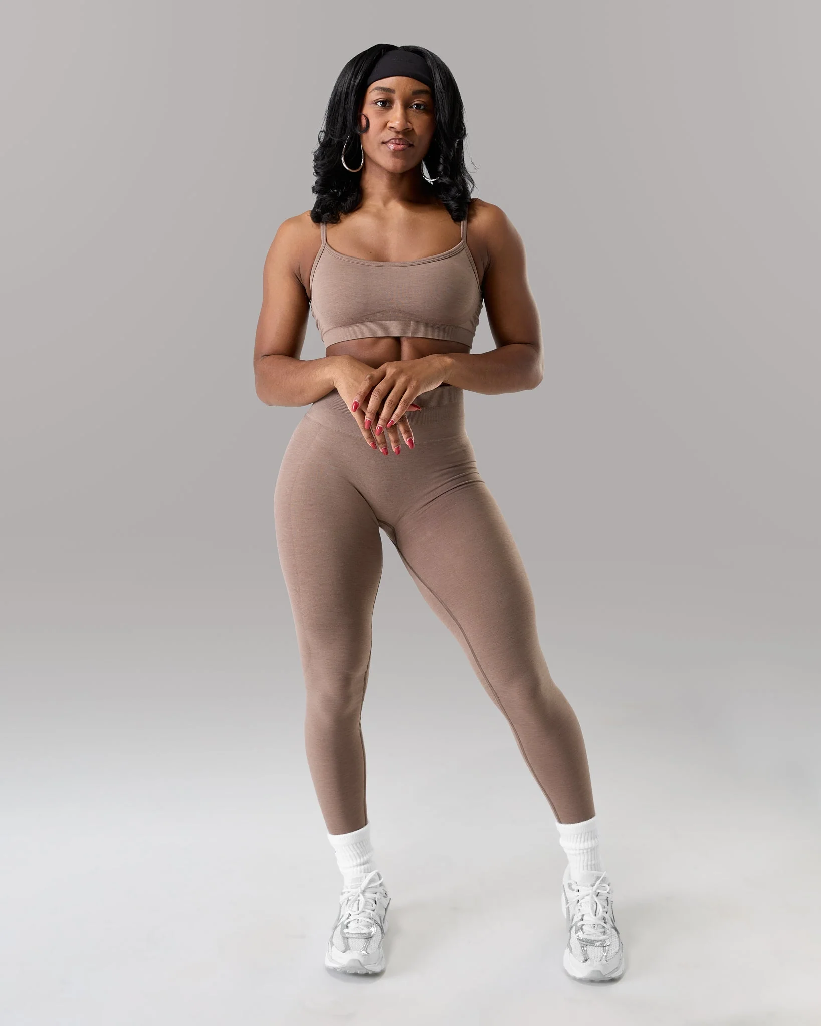 Pump High Rise Legging - Mocha - Image 4