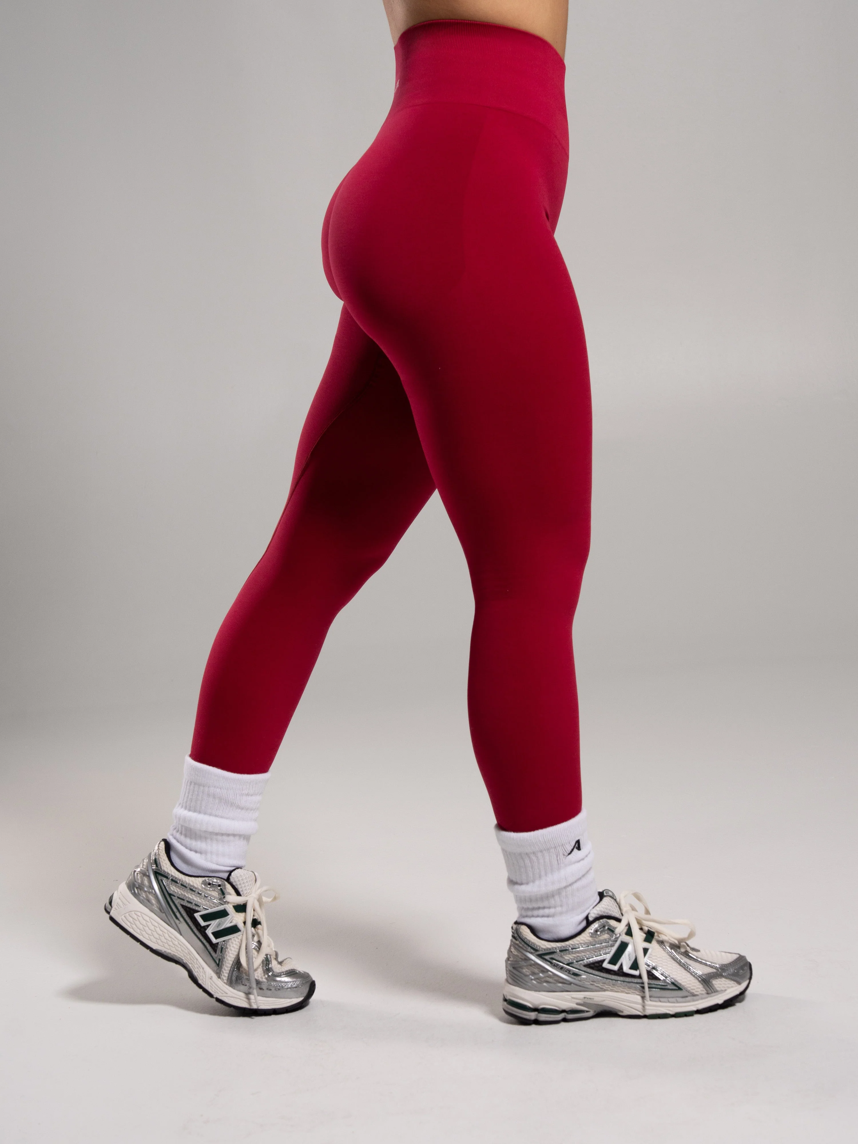 Pump High Rise Legging - Scarlet - Image 3